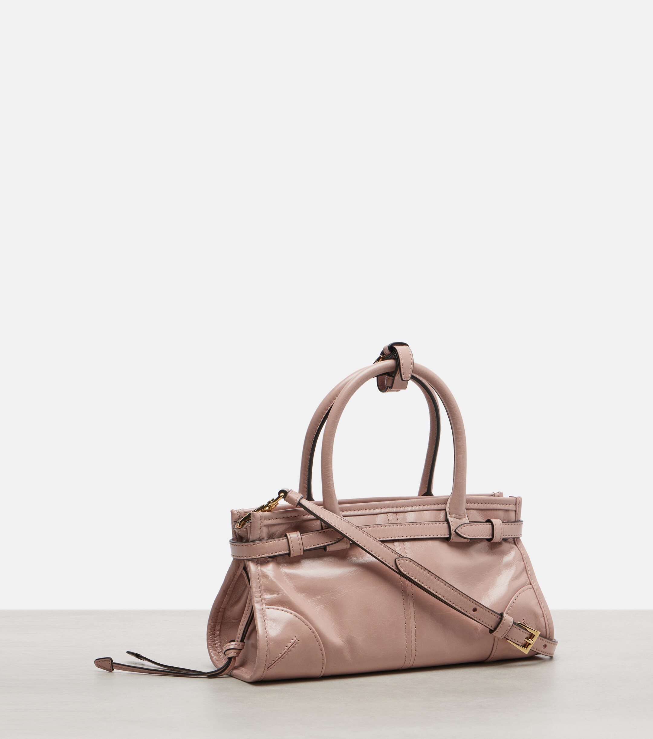 Prada Prada Bonnie Mini leather top handle bag