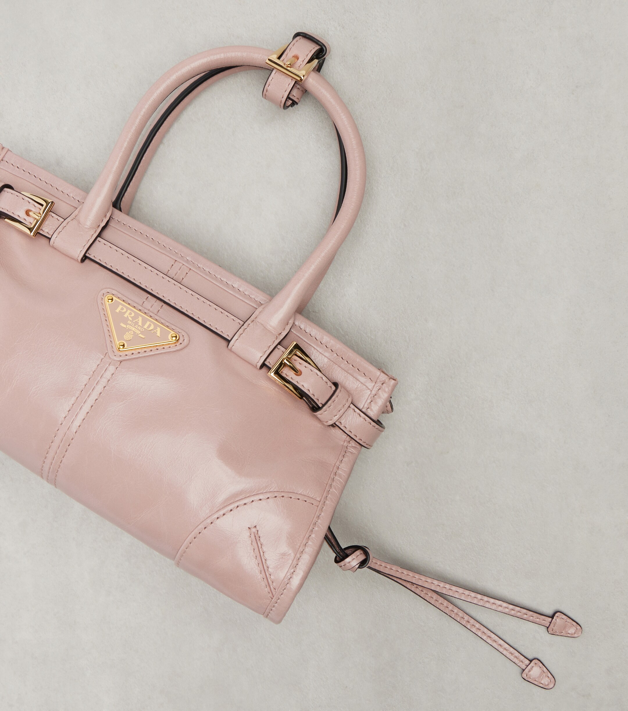 Prada Prada Bonnie Mini leather top handle bag