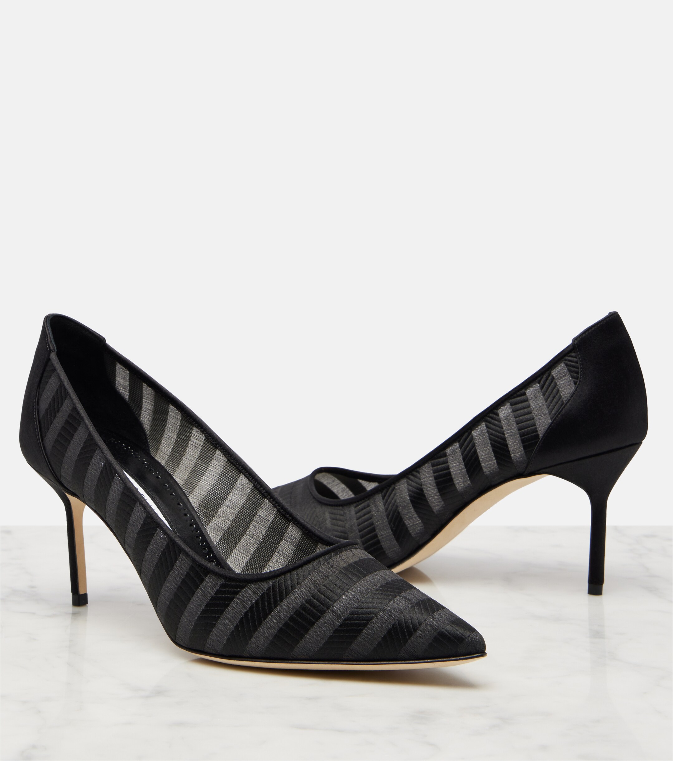 MANOLO BLAHNIK Manolo Blahnik Bbla organza pumps