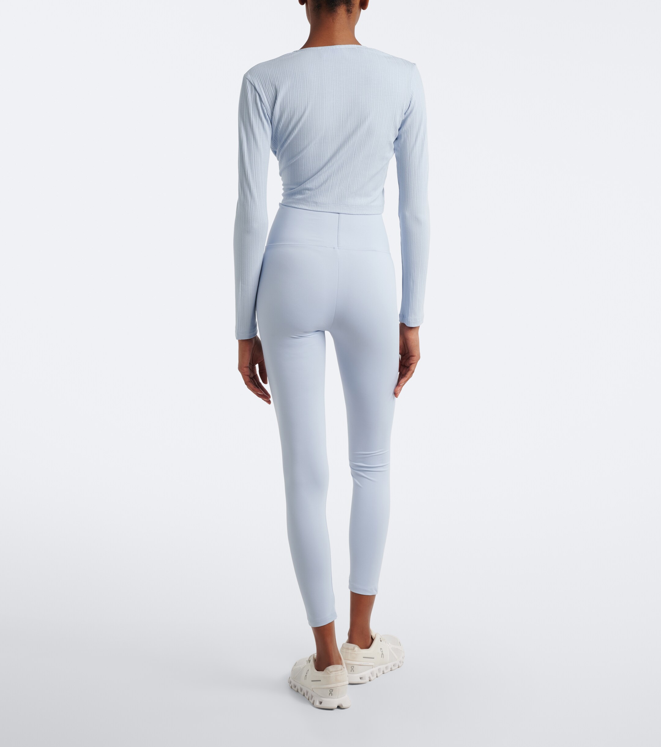 NORBA Norba Ribbed-knit wrap top