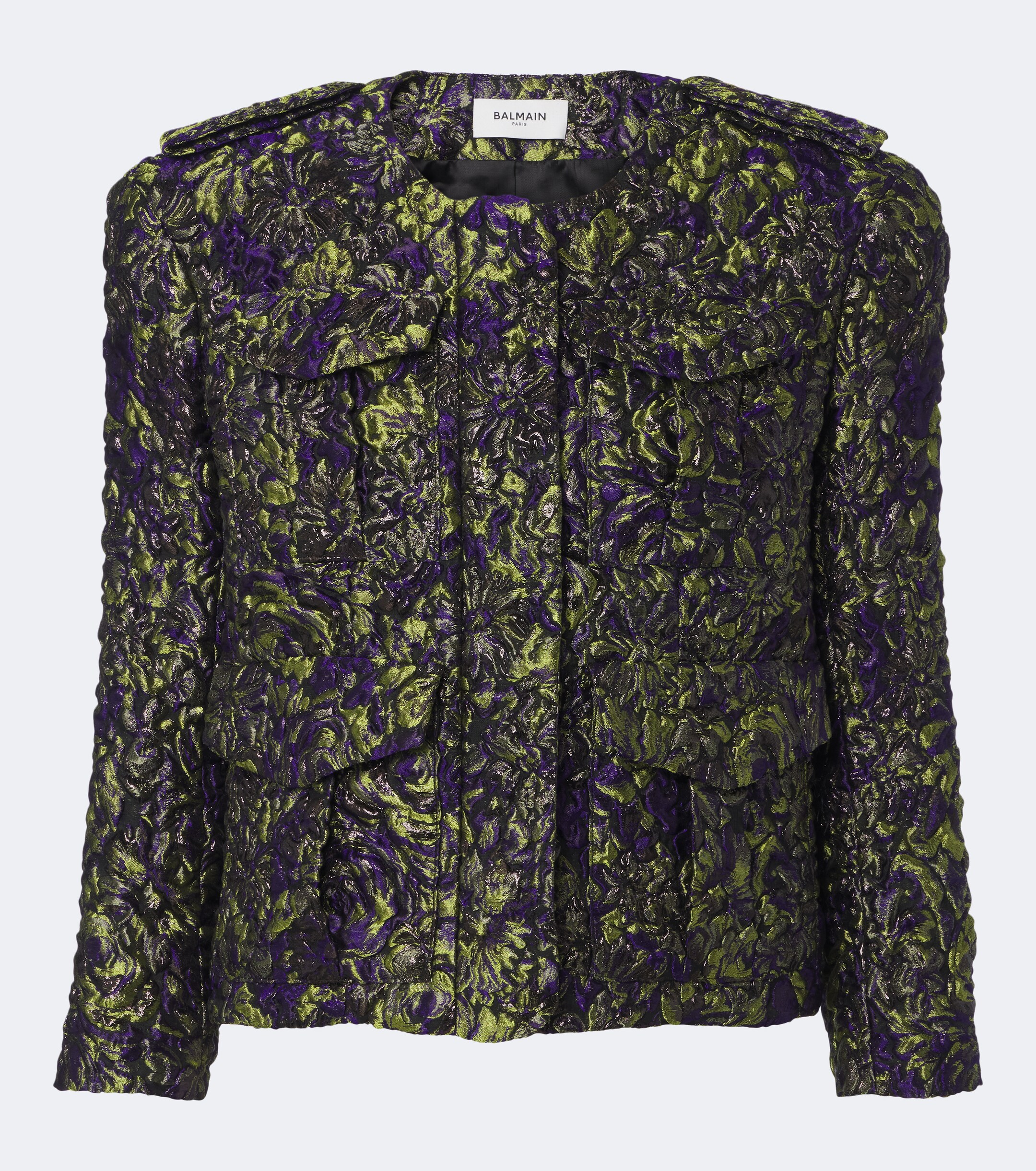 Balmain Balmain Cloqué jacquard jacket