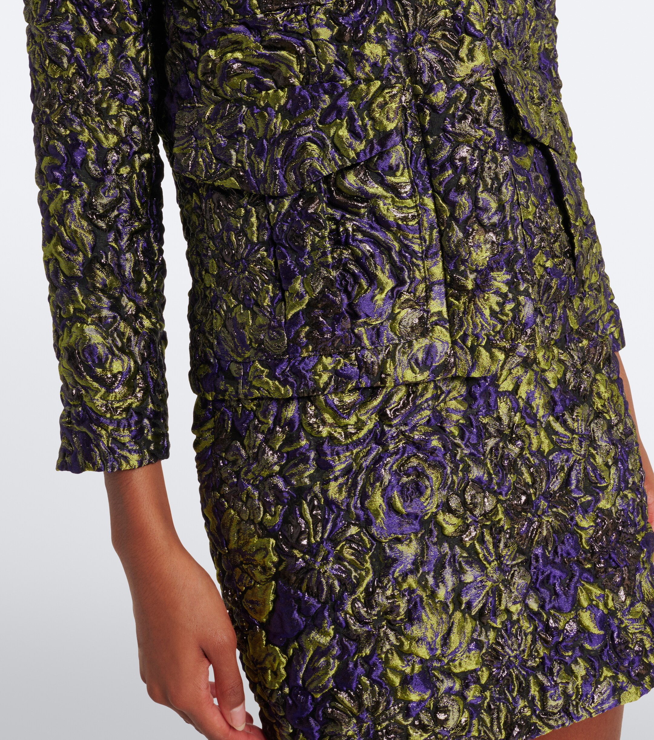 Balmain Balmain Cloqué jacquard jacket