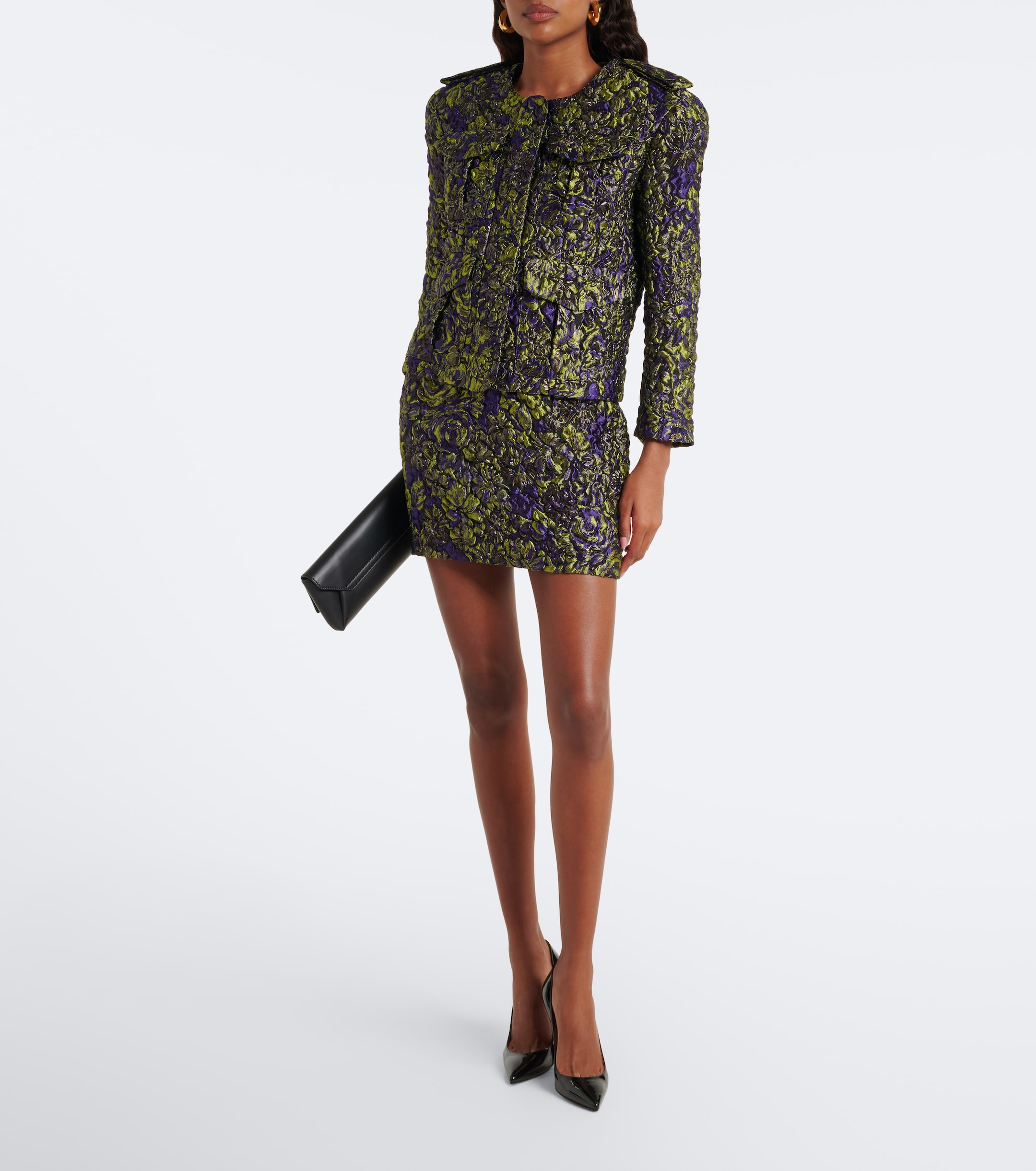 Balmain Balmain Cloqué jacquard jacket