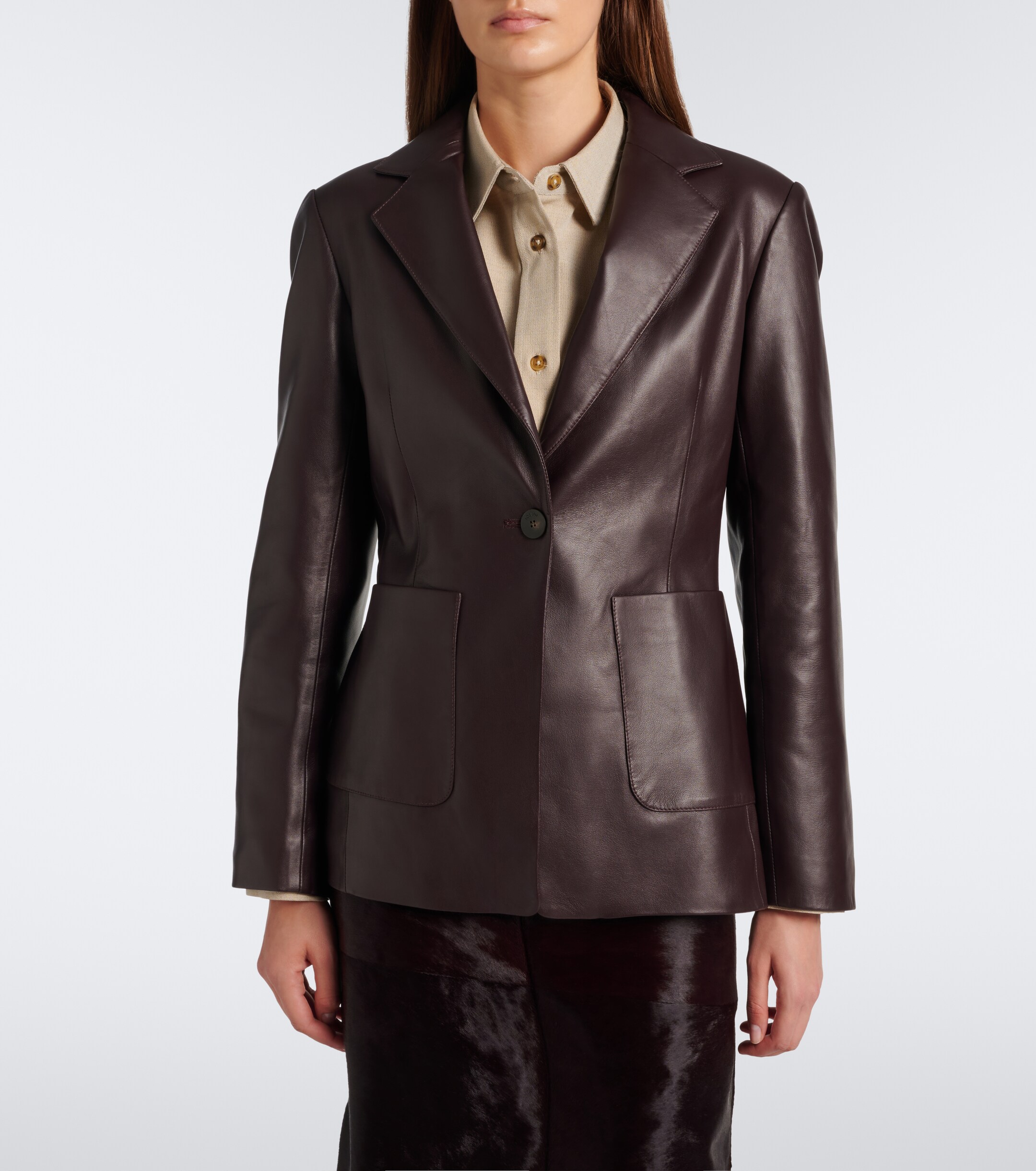 JOSEPH Joseph Glenview leather blazer