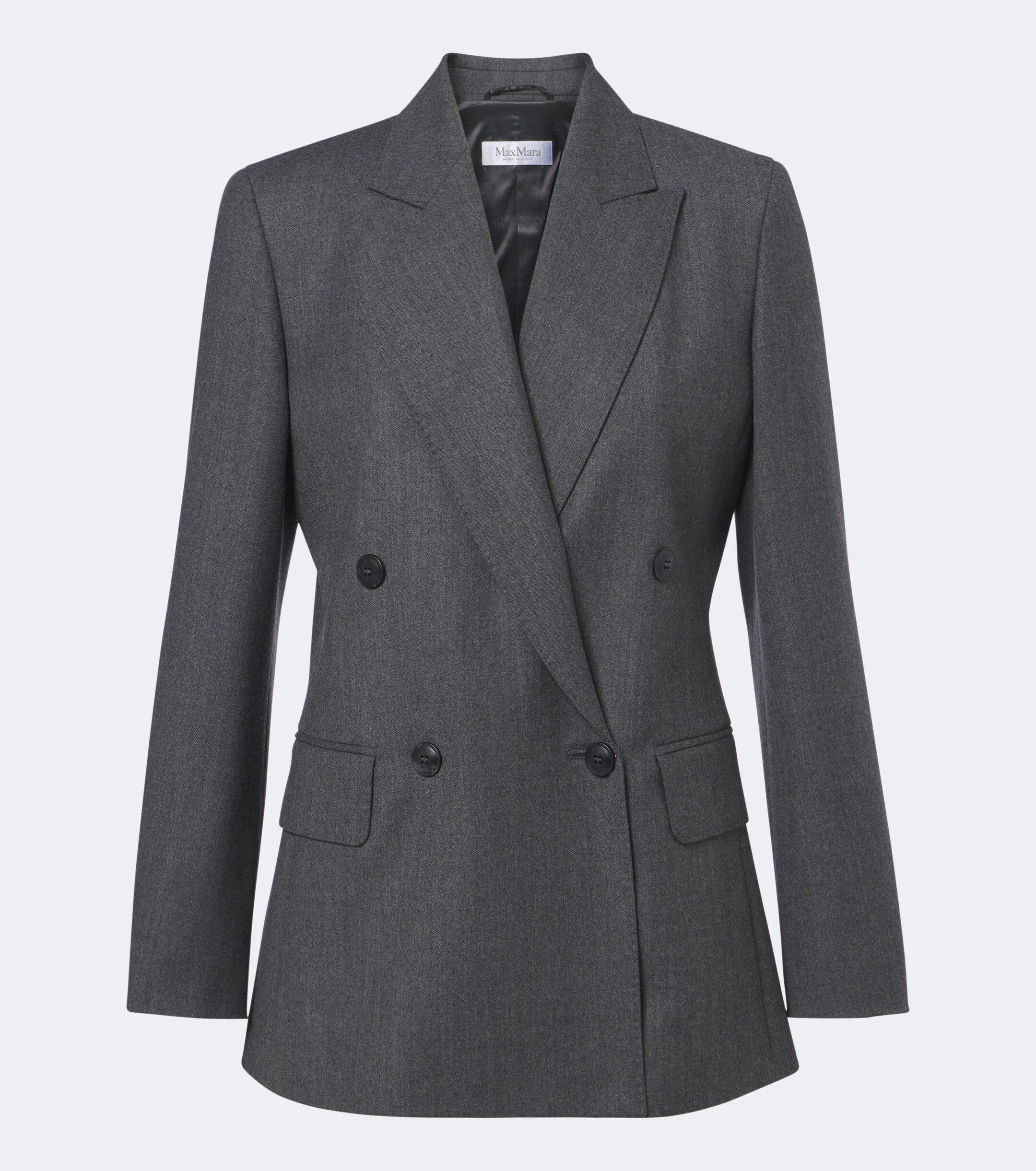 Max Mara Max Mara Double-breasted wool-blend blazer