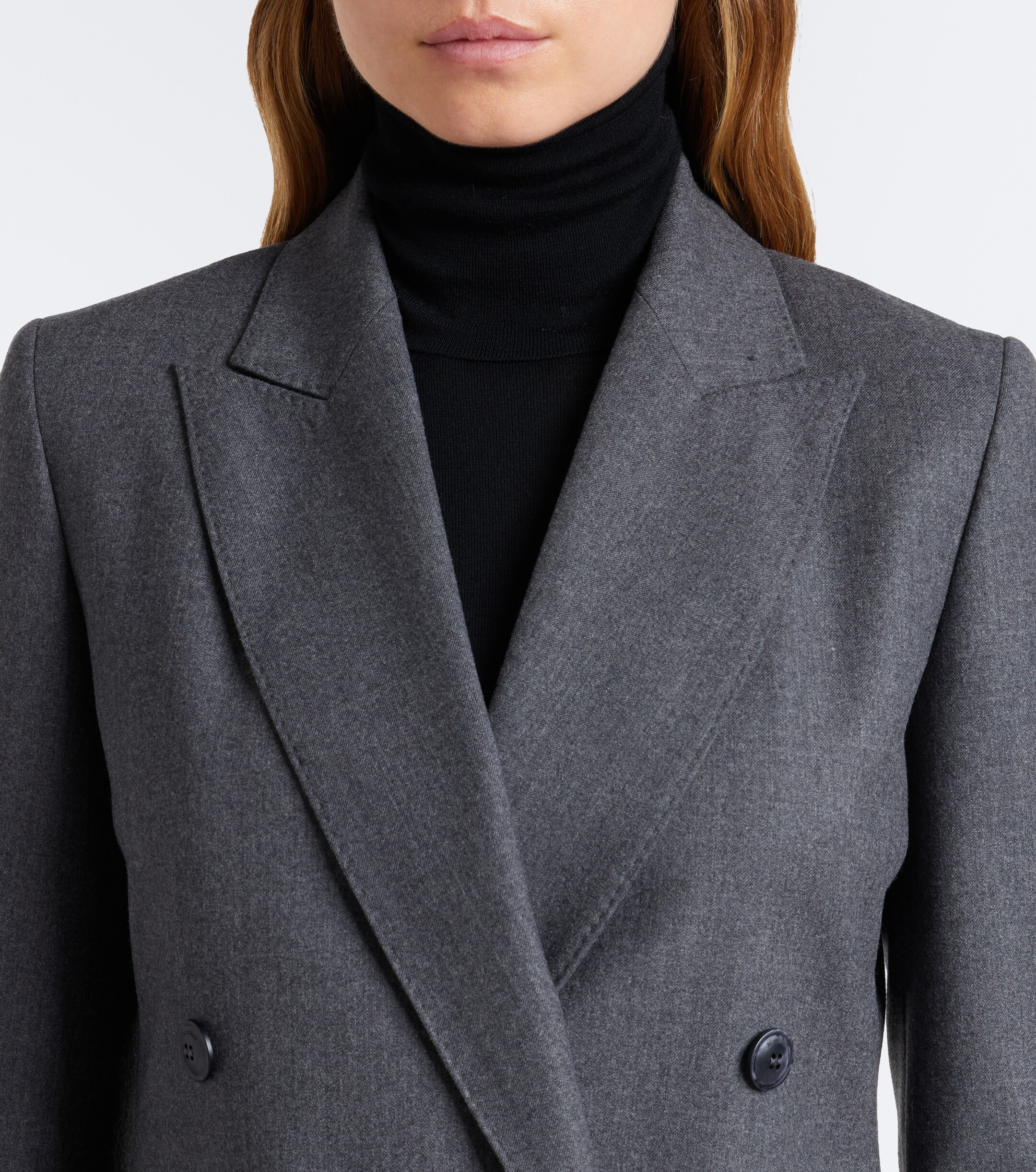 Max Mara Max Mara Double-breasted wool-blend blazer