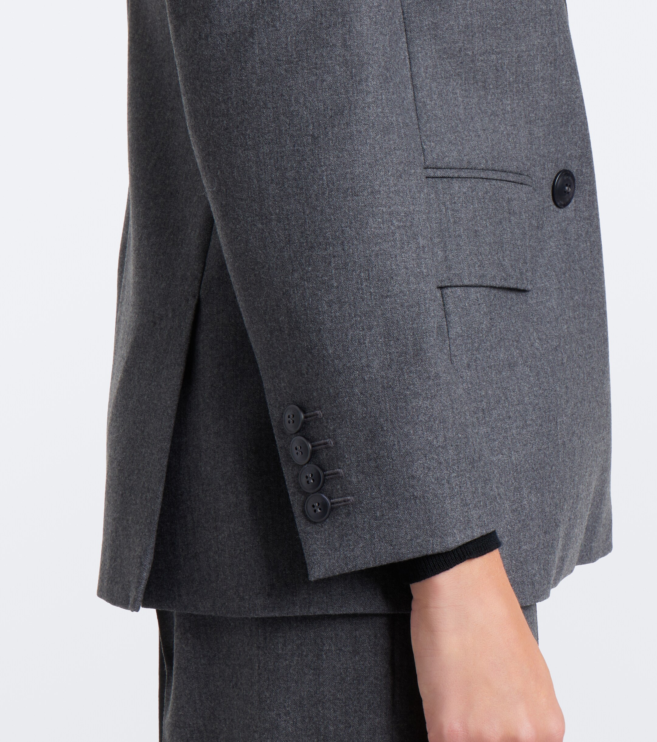 Max Mara Max Mara Double-breasted wool-blend blazer