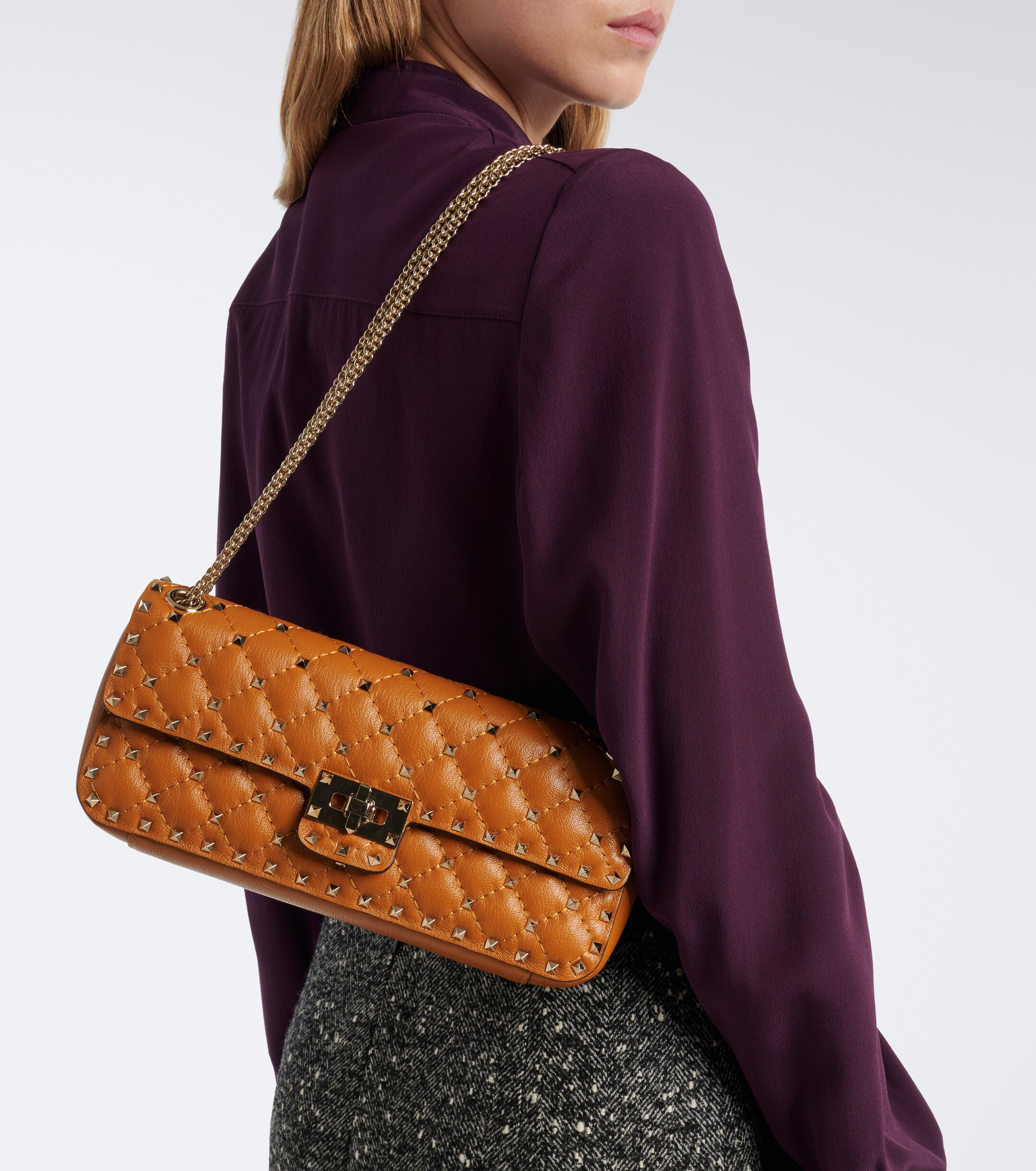 Valentino Garavani Valentino Garavani Rockstud Spike Medium leather shoulder bag