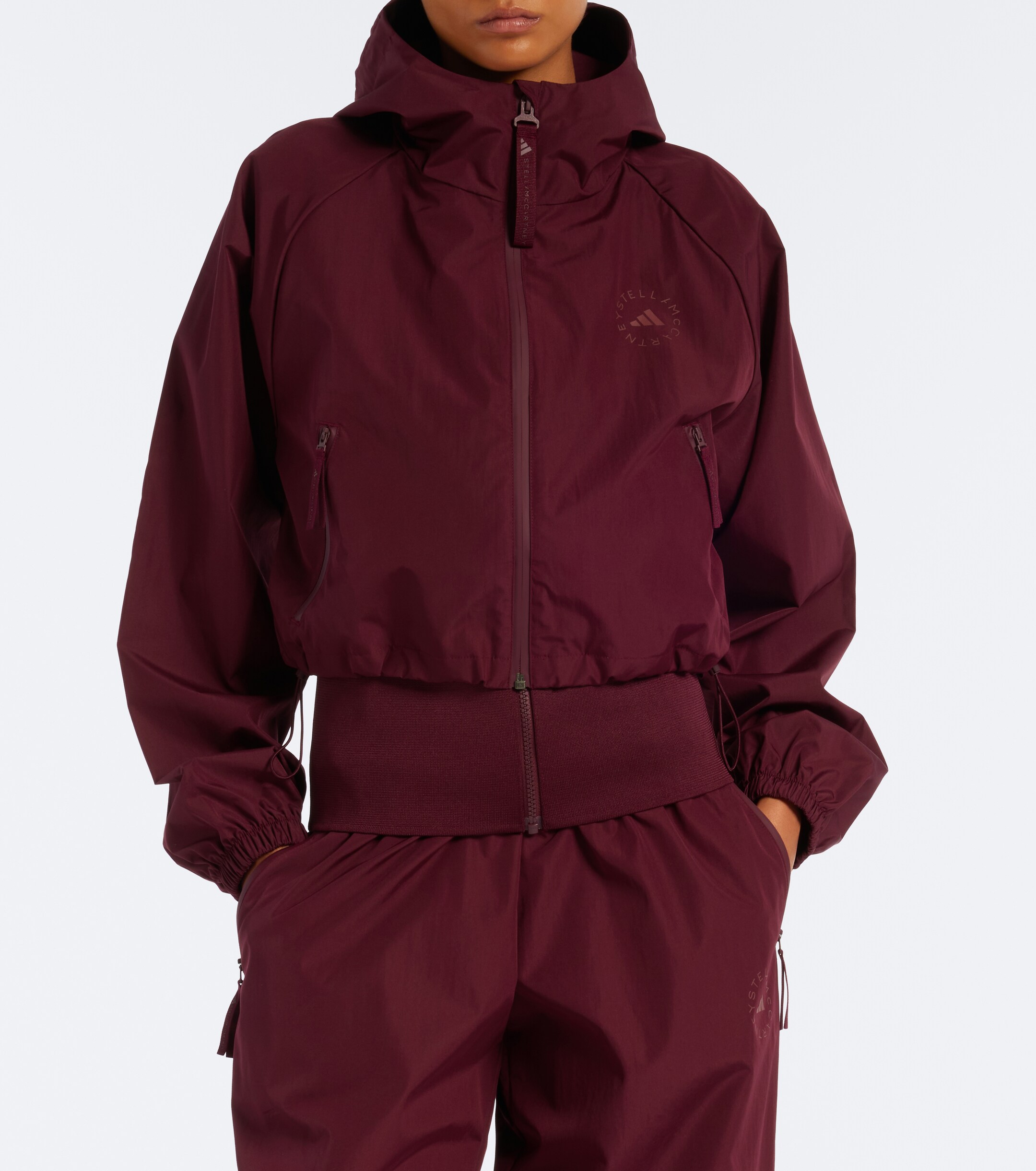 adidas by Stella McCartney Adidas by Stella McCartney Logo hooded jacket