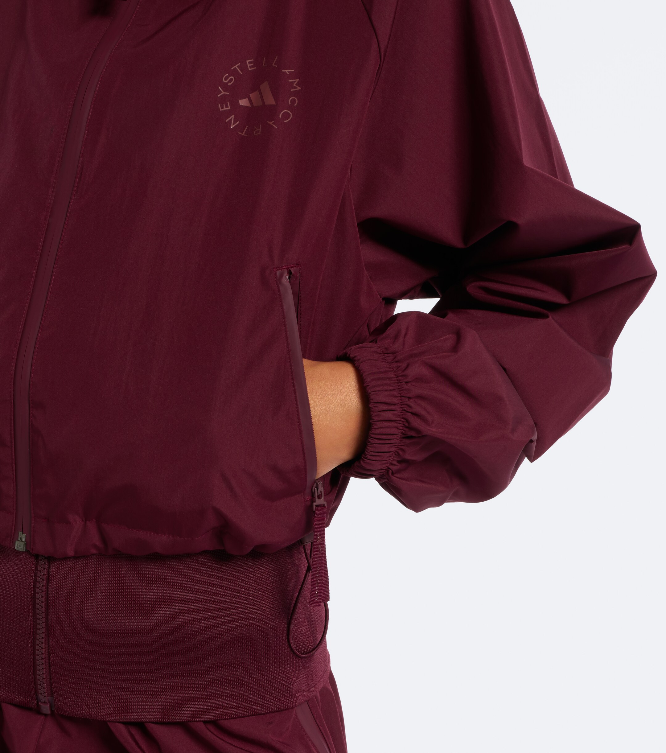 adidas by Stella McCartney Adidas by Stella McCartney Logo hooded jacket