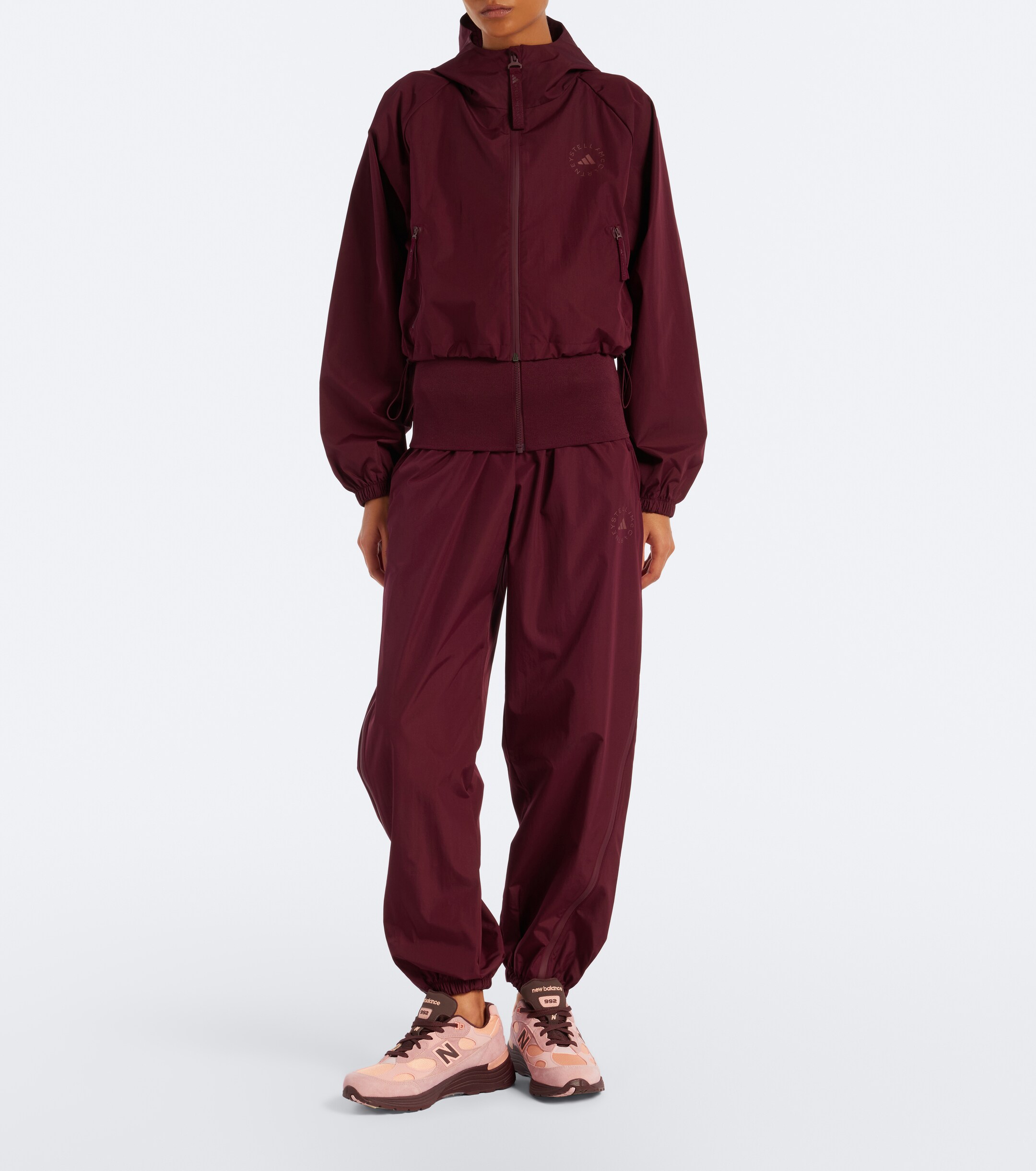 adidas by Stella McCartney Adidas by Stella McCartney Logo hooded jacket