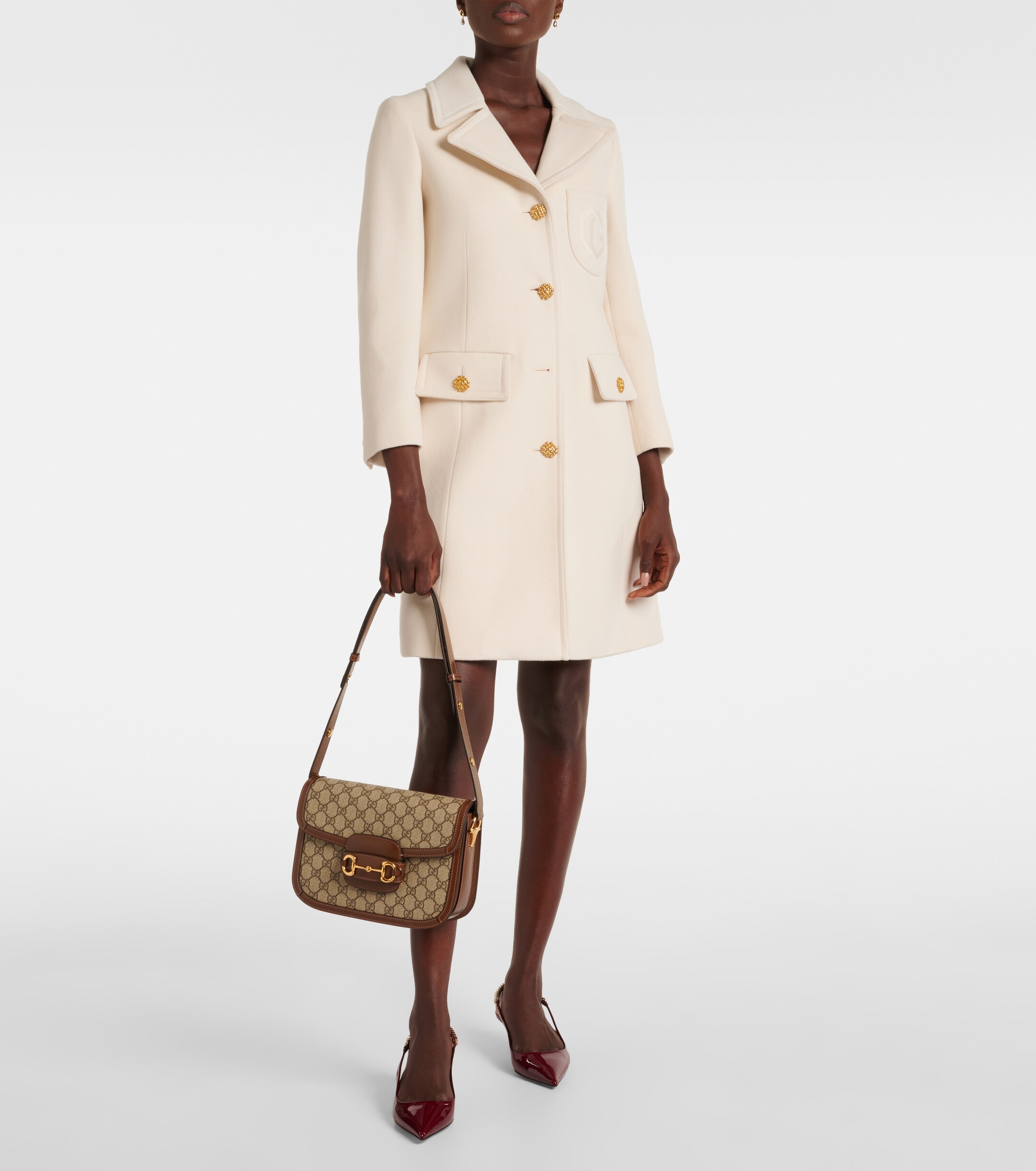 Gucci Gucci Horsebit 1955 GG shoulder bag