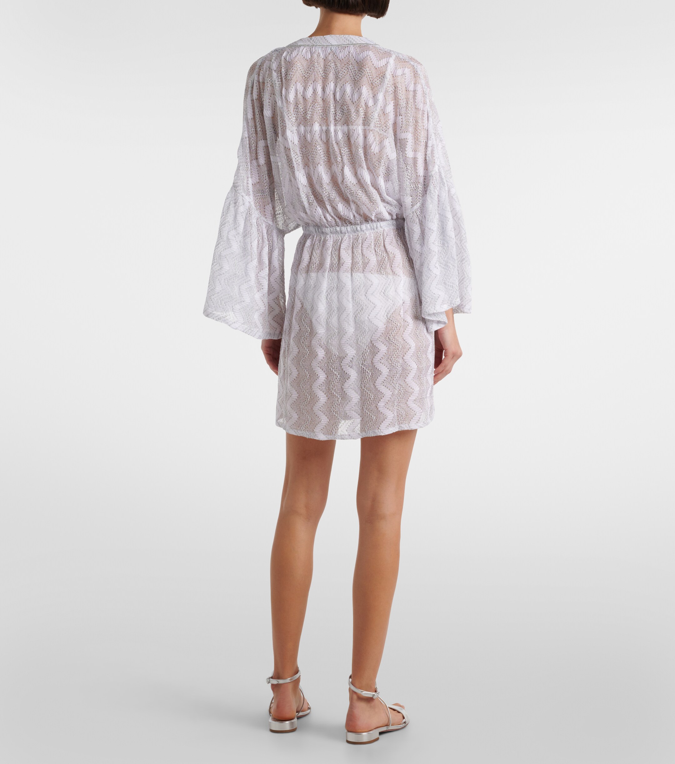 Missoni Missoni Zigzag lamé beach dress