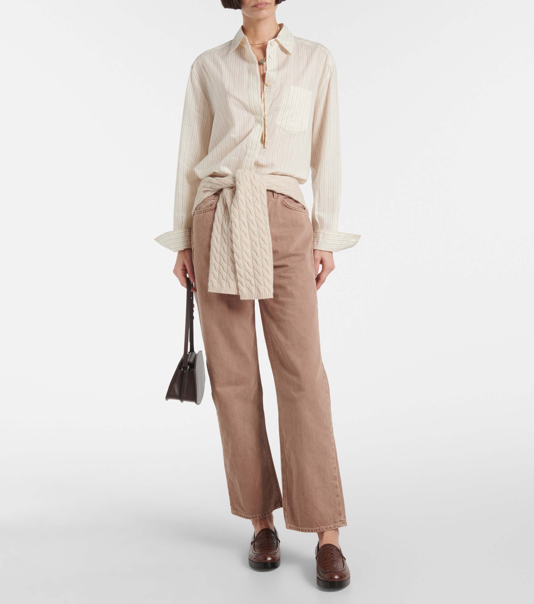 Veronica Beard Daniela high-rise straight jeans