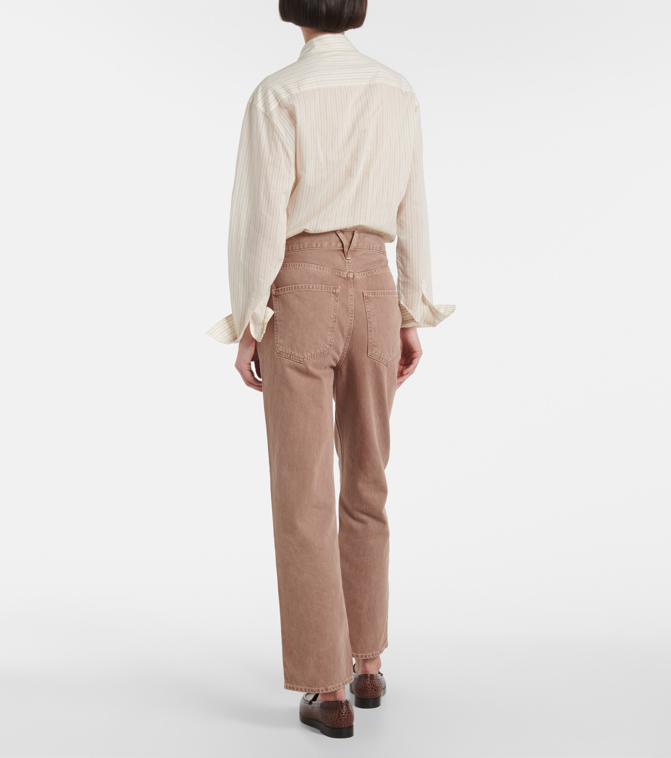 Veronica Beard Daniela high-rise straight jeans