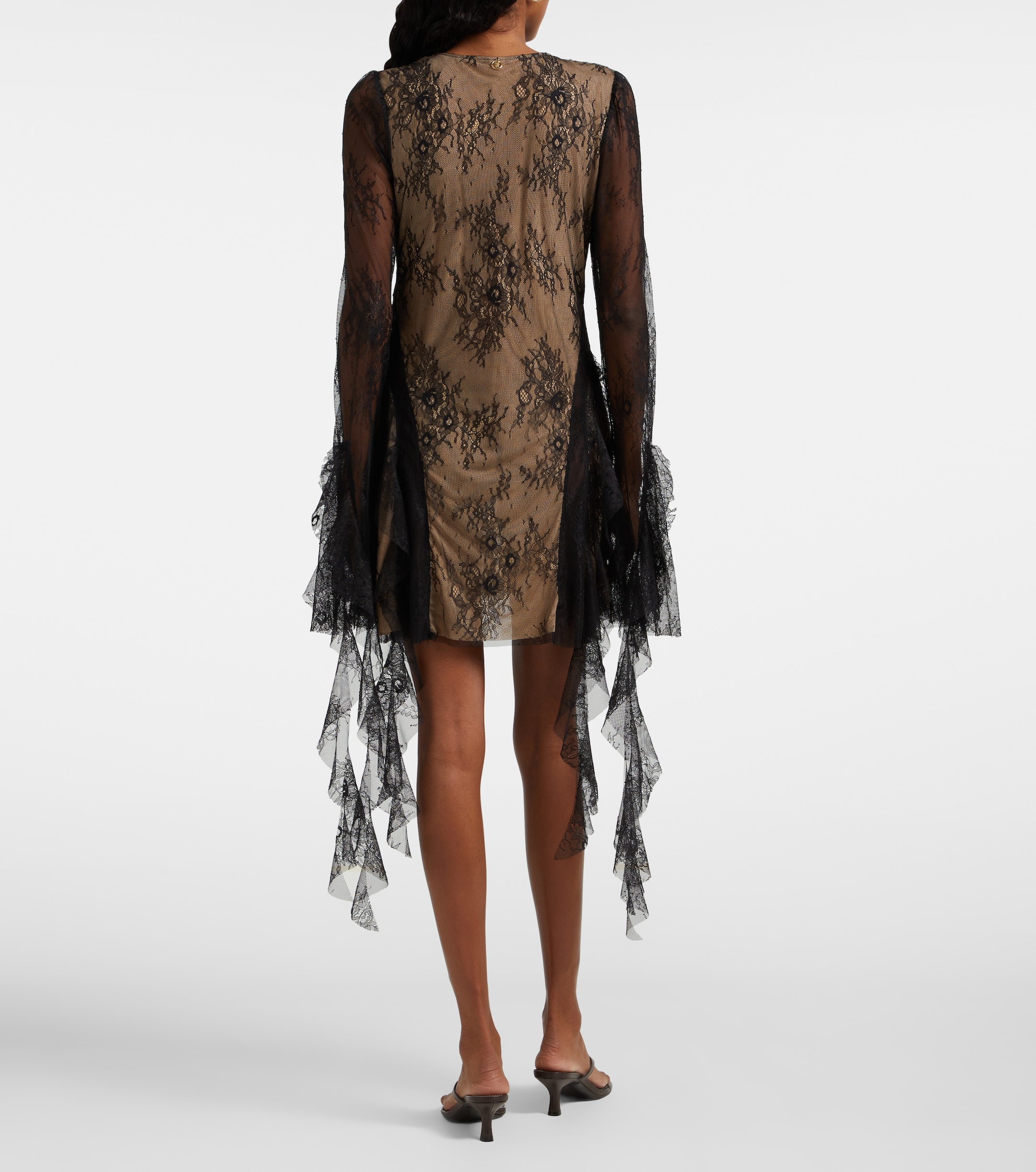 Bananhot - Surin ruffled lace minidress | Plush