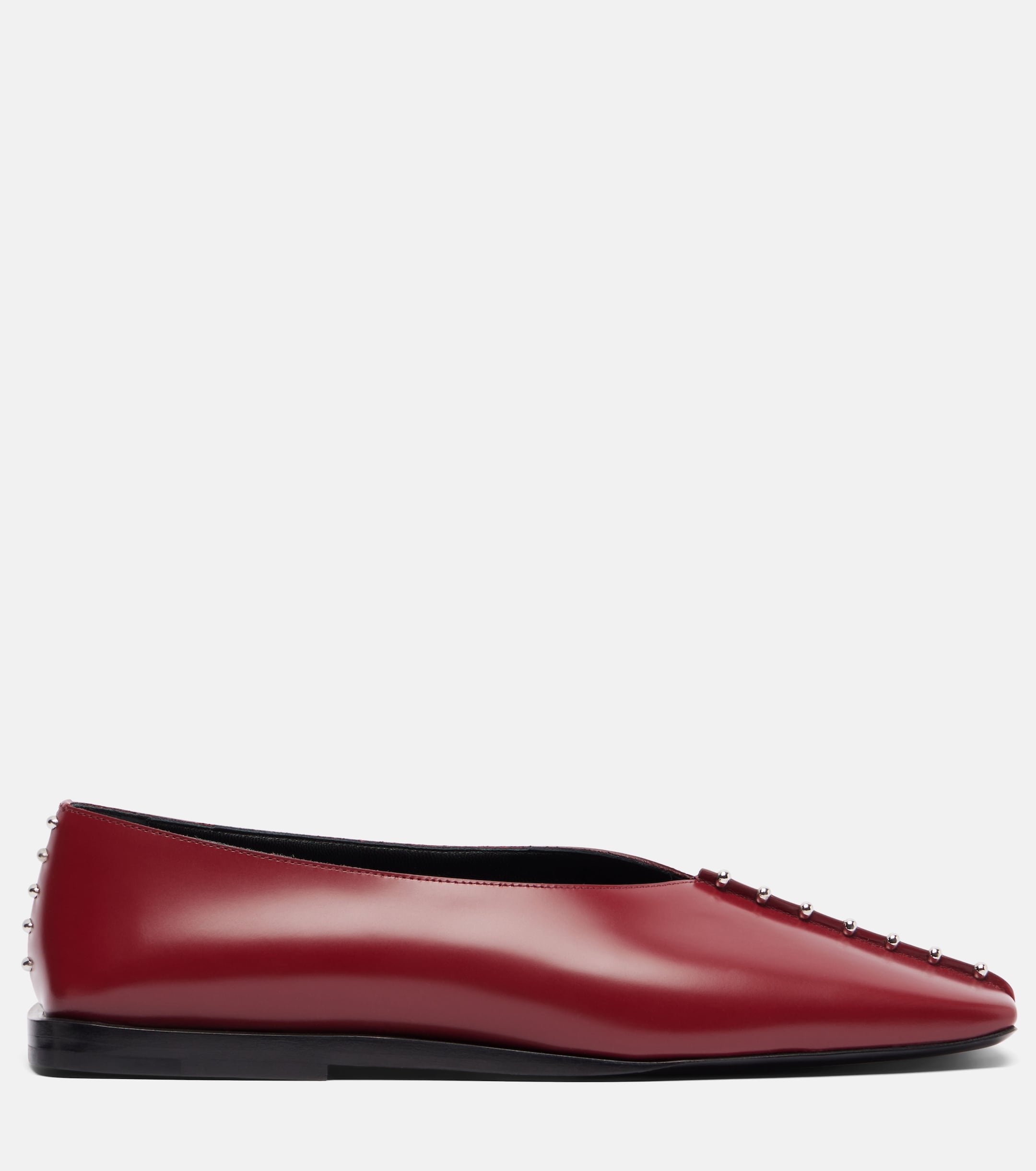 Jil Sander Embellished leather ballet flats