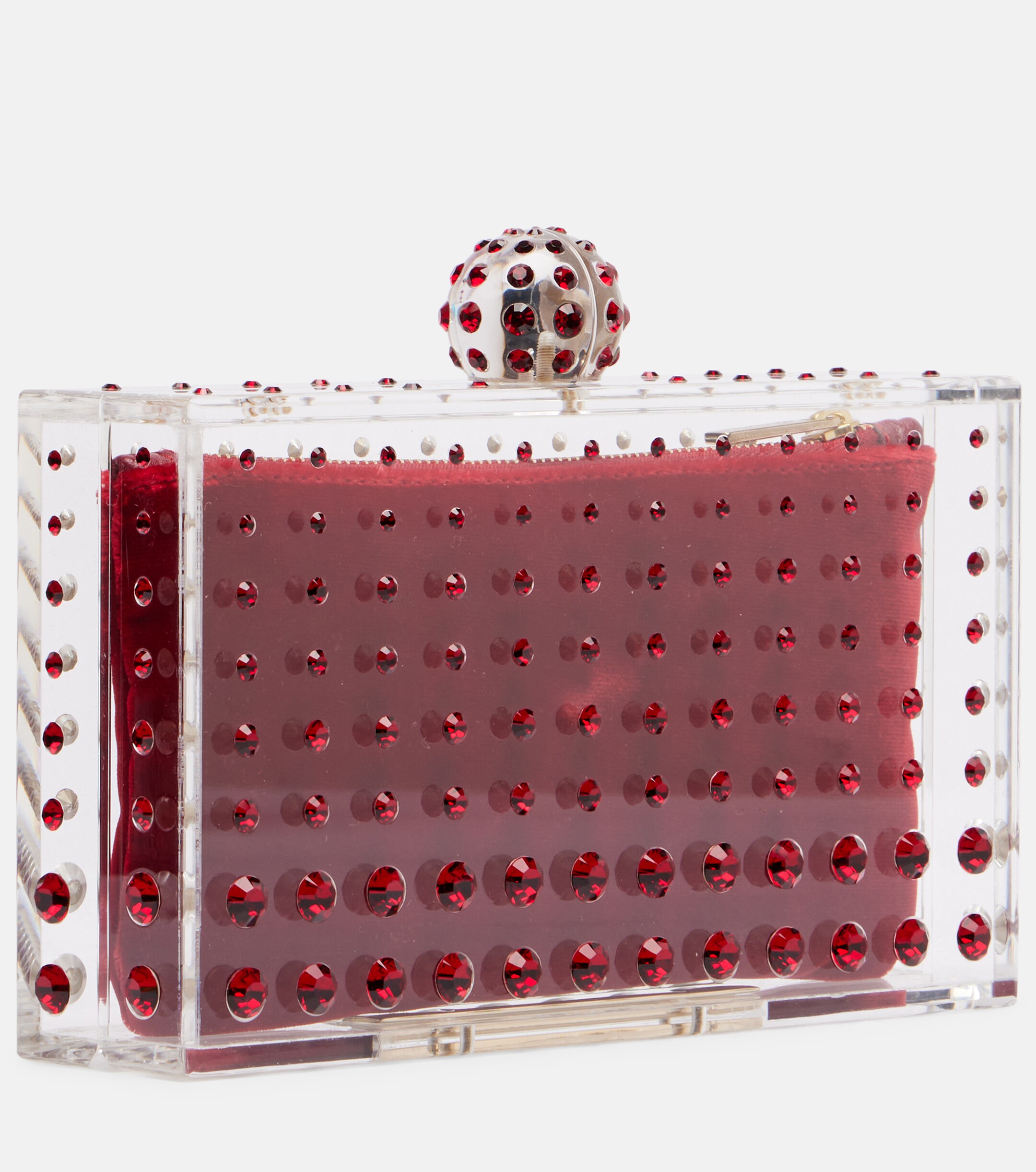 AQUAZZURA Tequila Mini beaded clutch