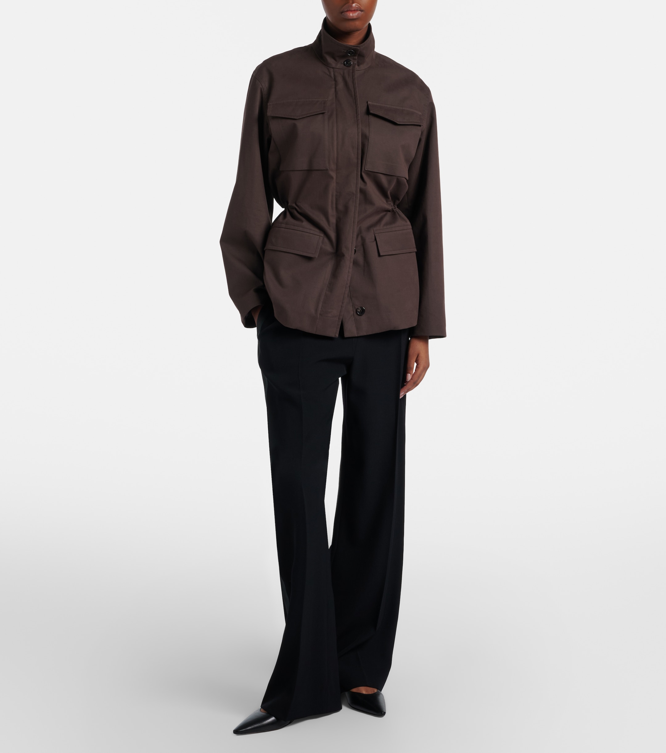 Veronica Beard - Naira broderie anglaise denim blazer | Plush