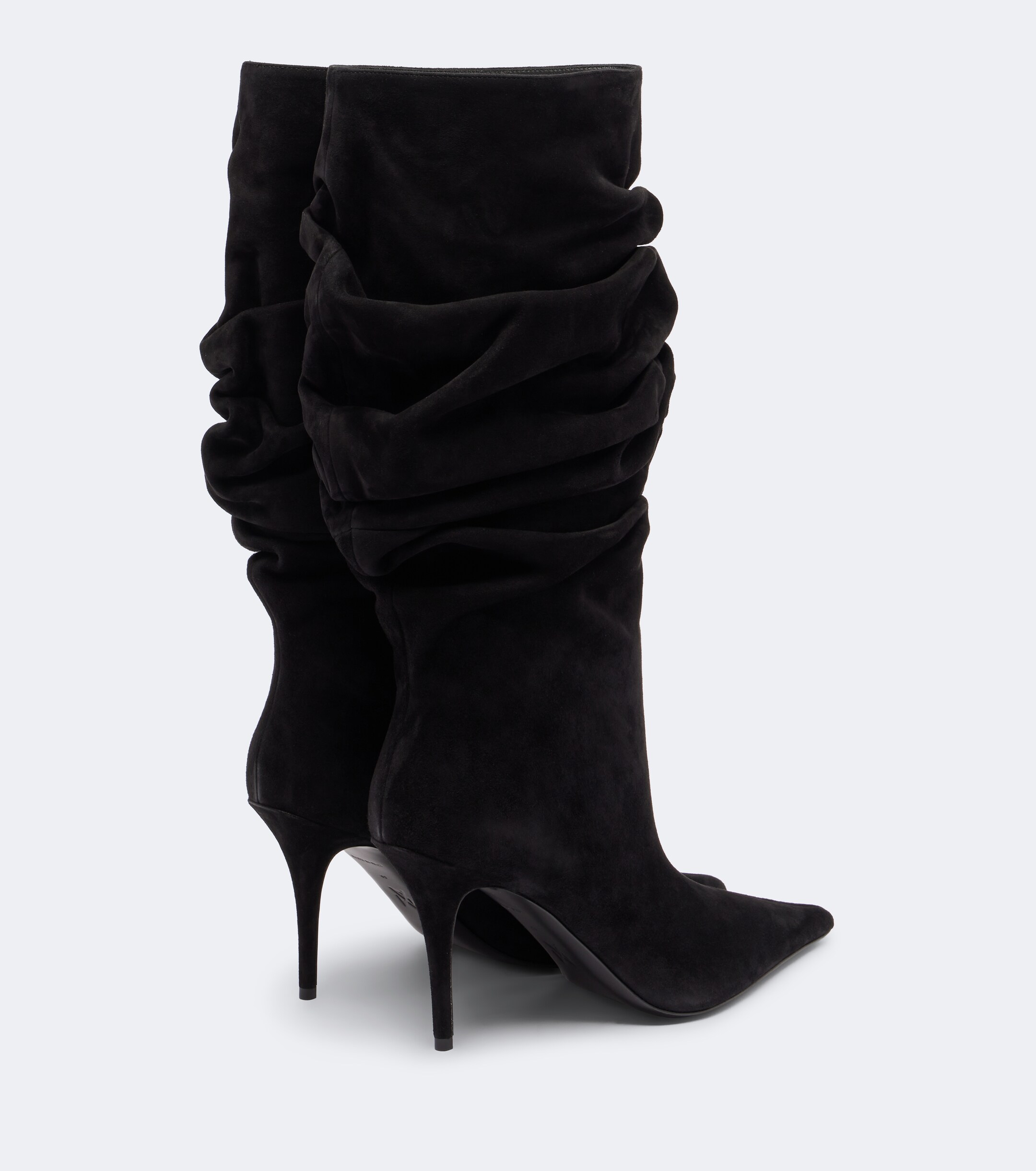 AMINA MUADDI Amina Muaddi Anok suede mid-calf boots