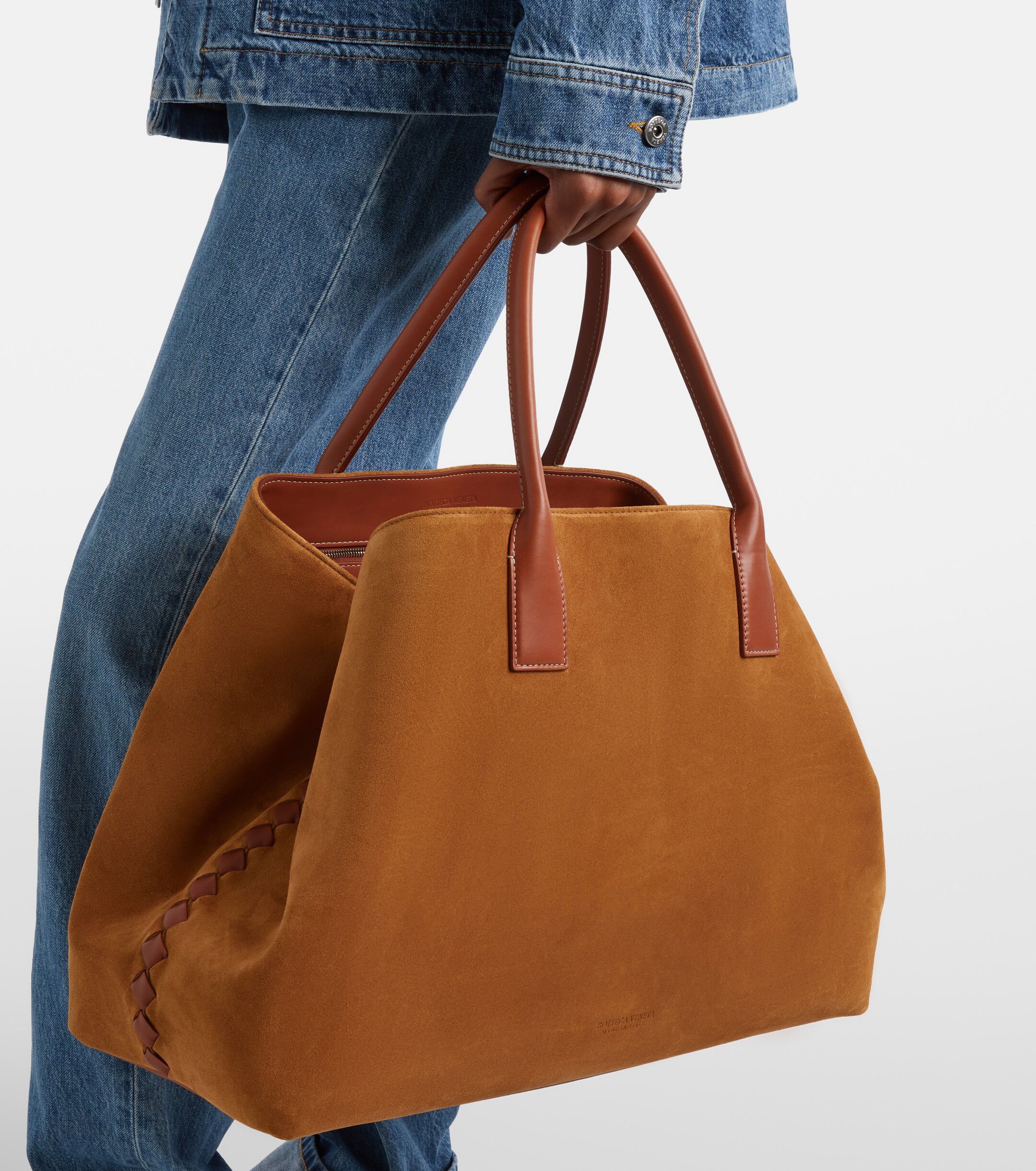 Bottega Veneta Cabat Large suede tote bag