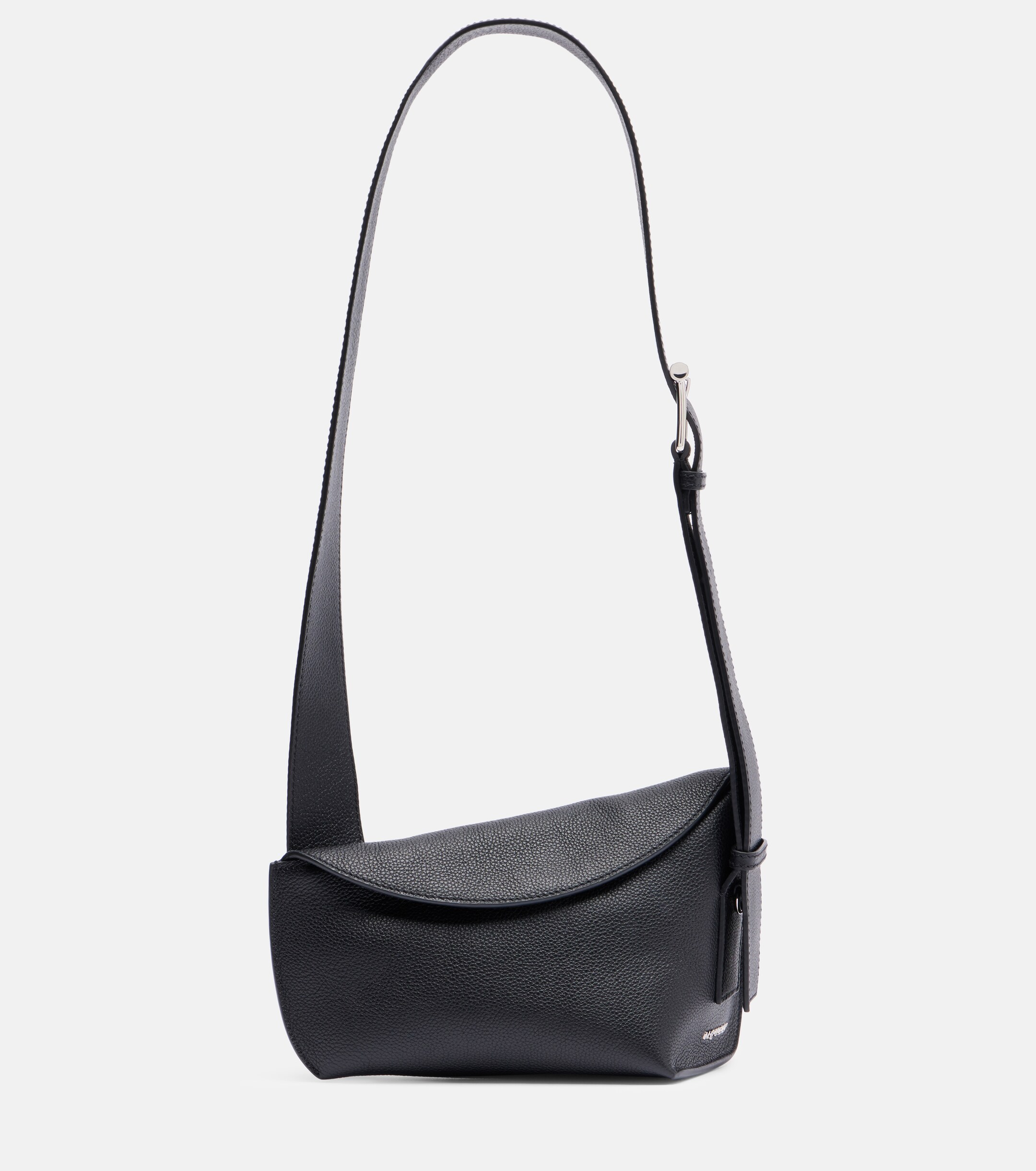 McQueen T-Bar Sling leather shoulder bag