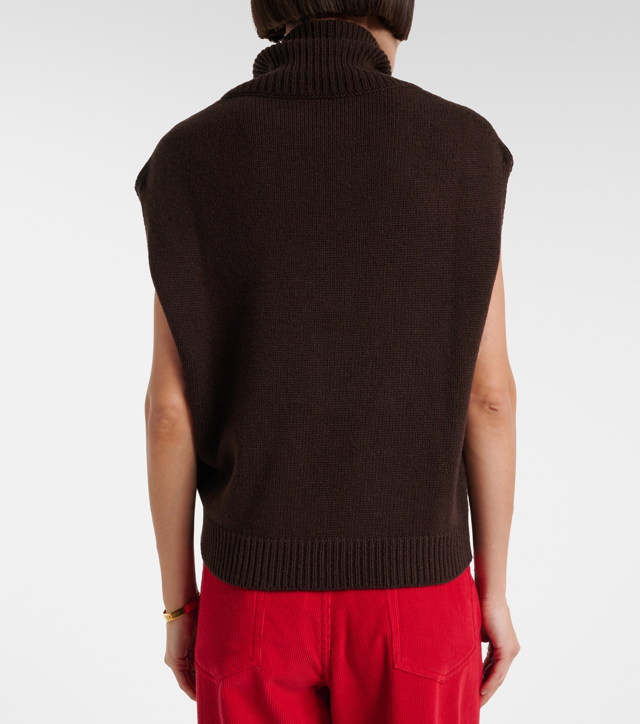 Jardin des Orangers Jardin des Orangers Turtleneck wool and cashmere sweater vest