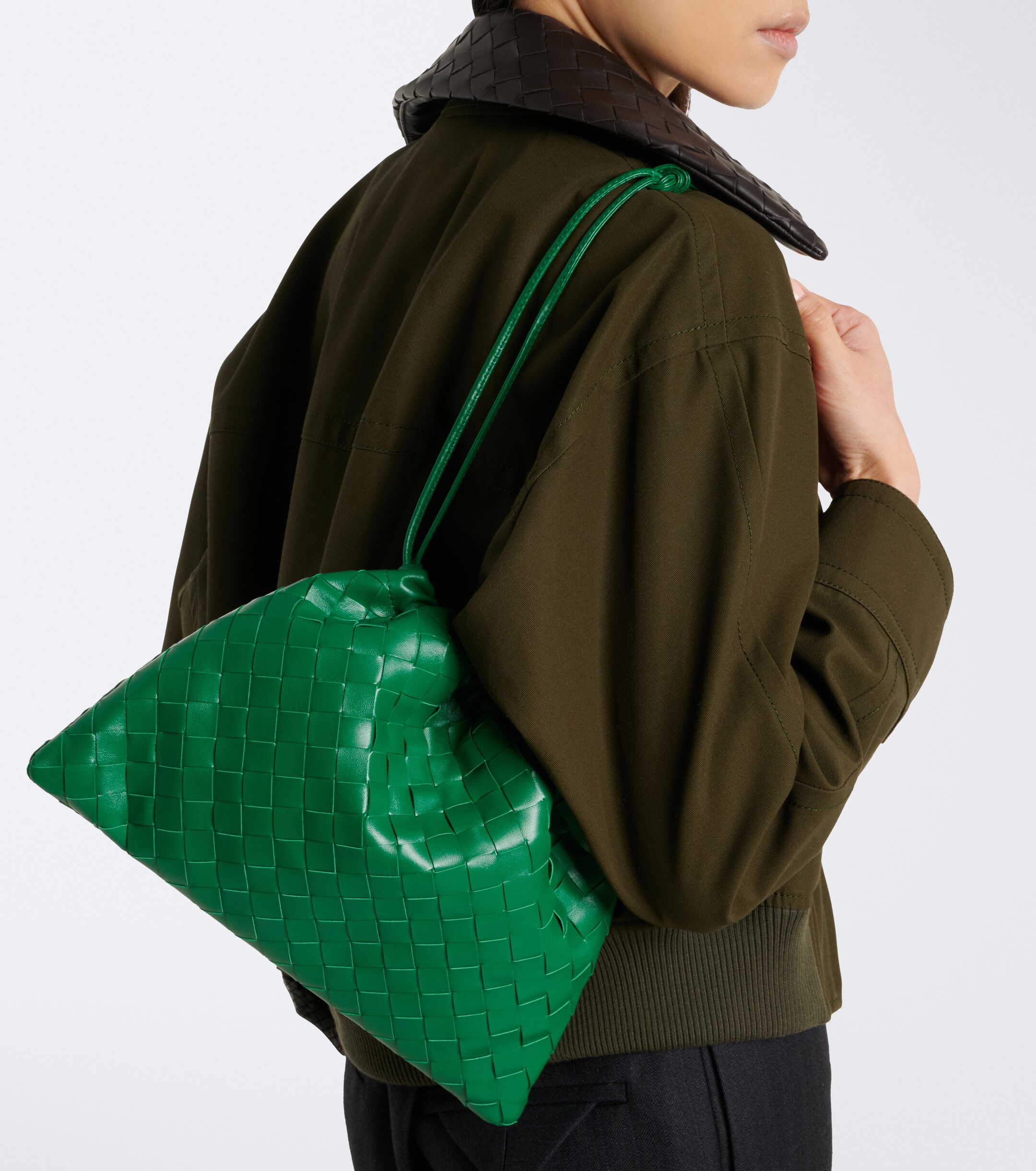 Bottega Veneta Intrecciato Medium leather pouch