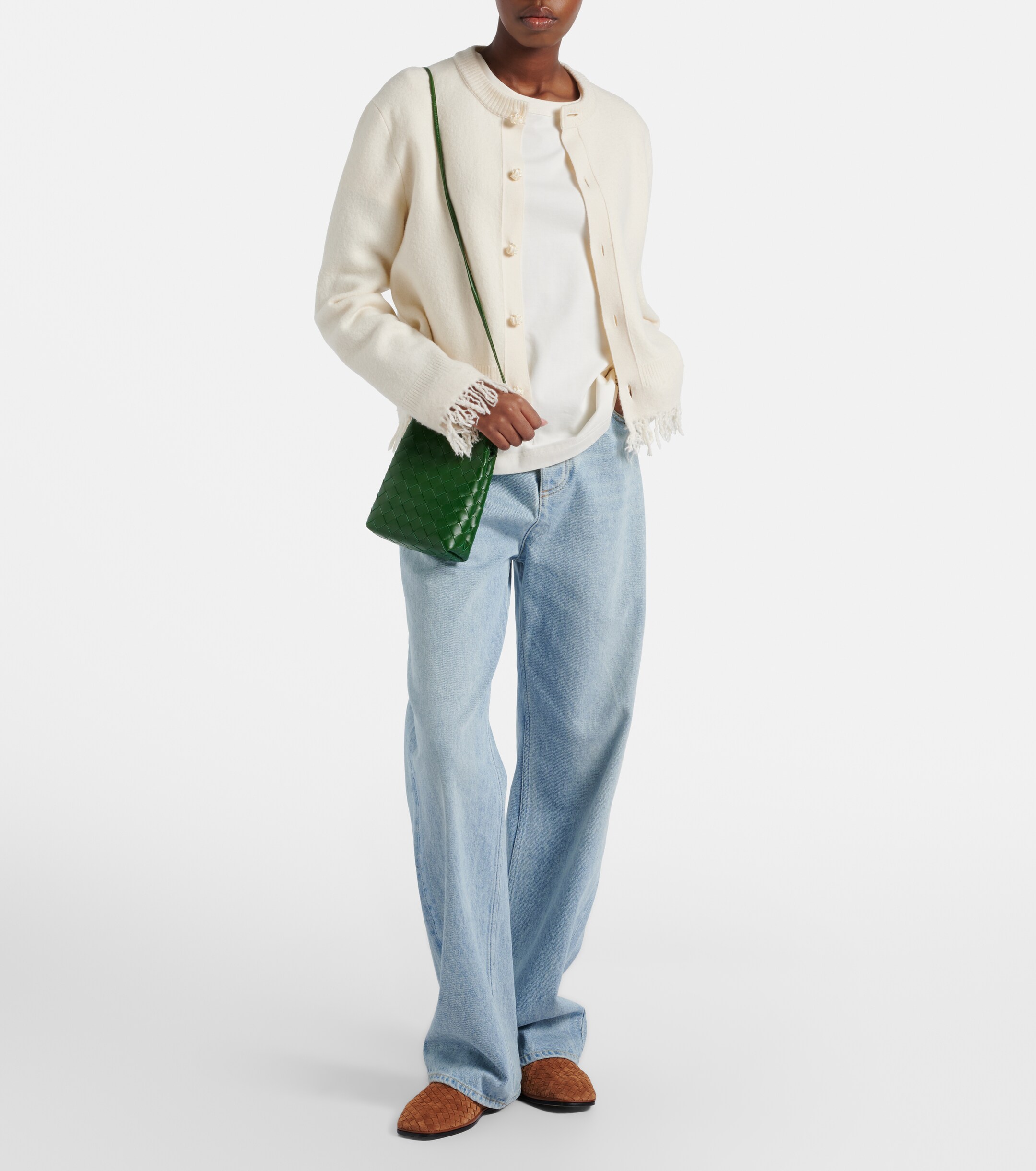 Bottega Veneta Andiamo Mini leather crossbody bag