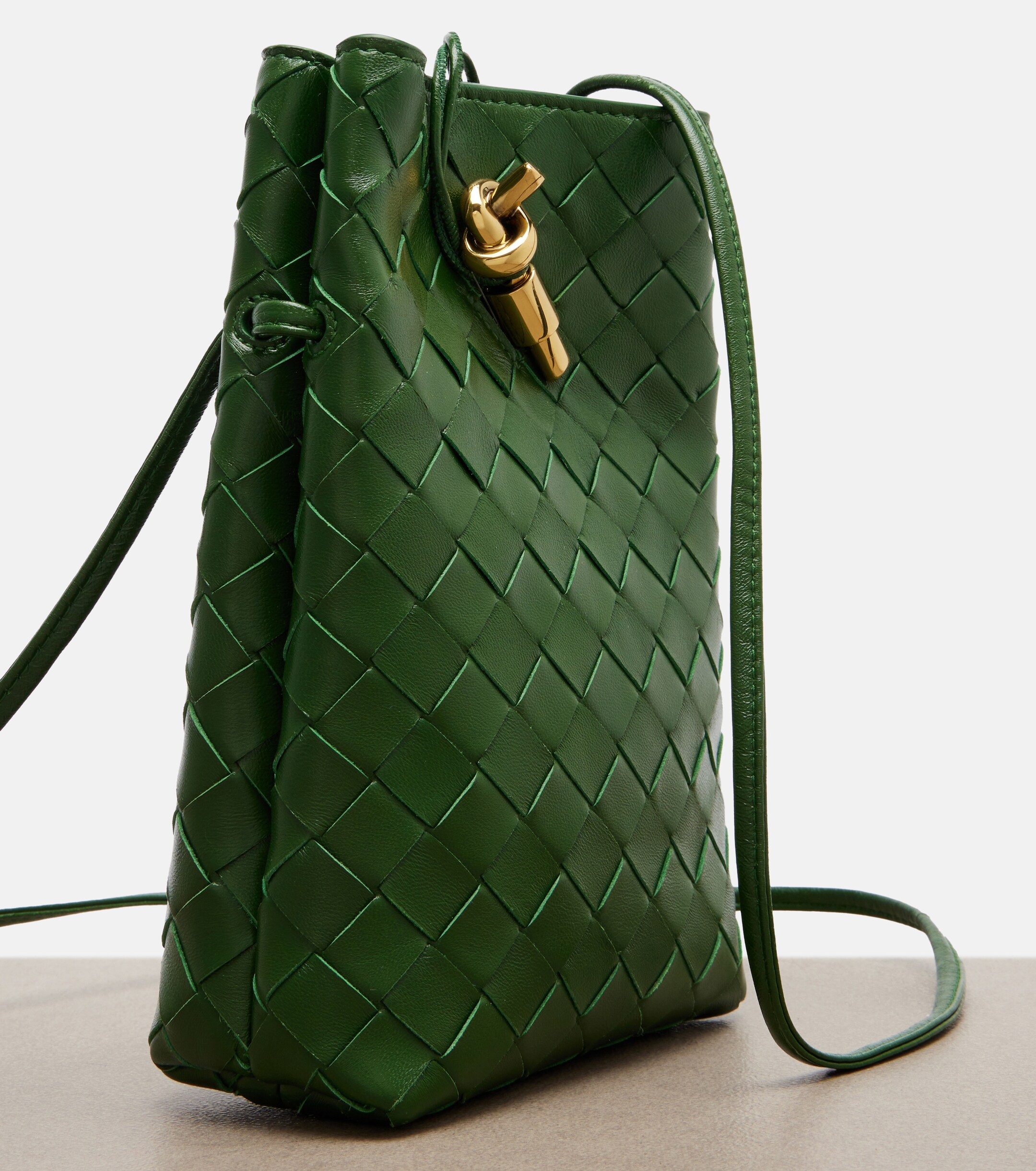 Bottega Veneta Andiamo Mini leather crossbody bag