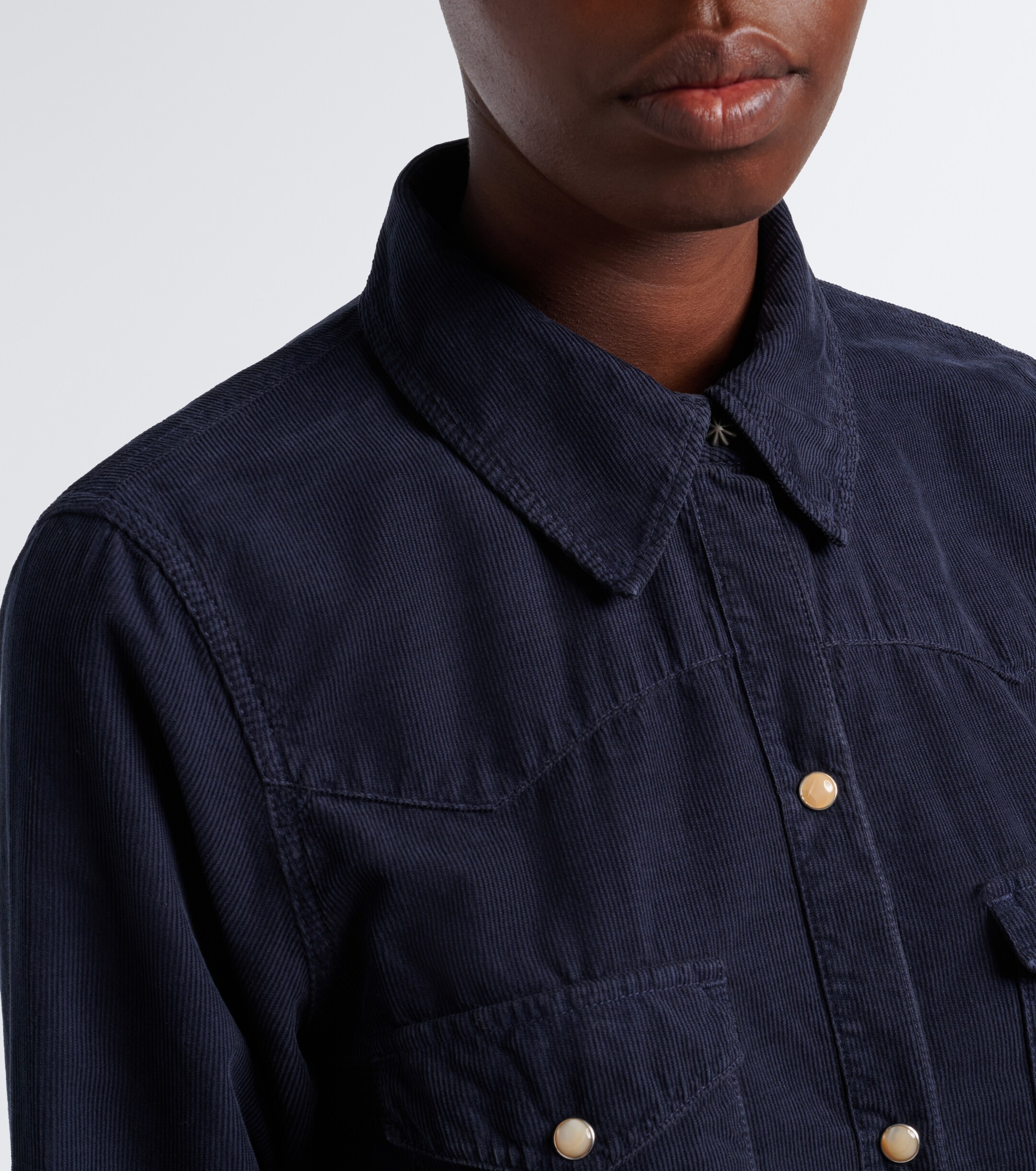 Nili Lotan Nili Lotan Travis cotton corduroy shirt