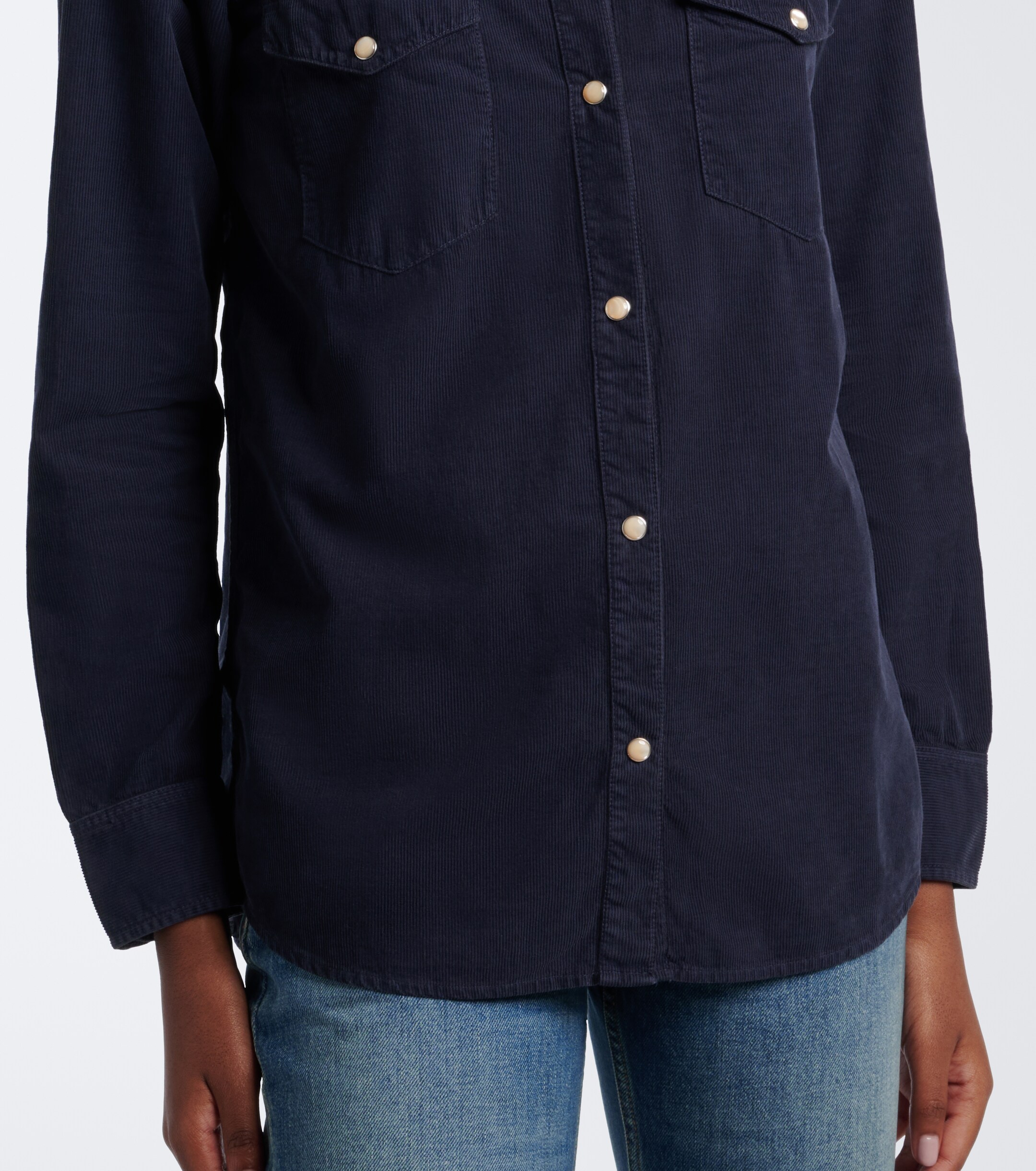 Nili Lotan Nili Lotan Travis cotton corduroy shirt