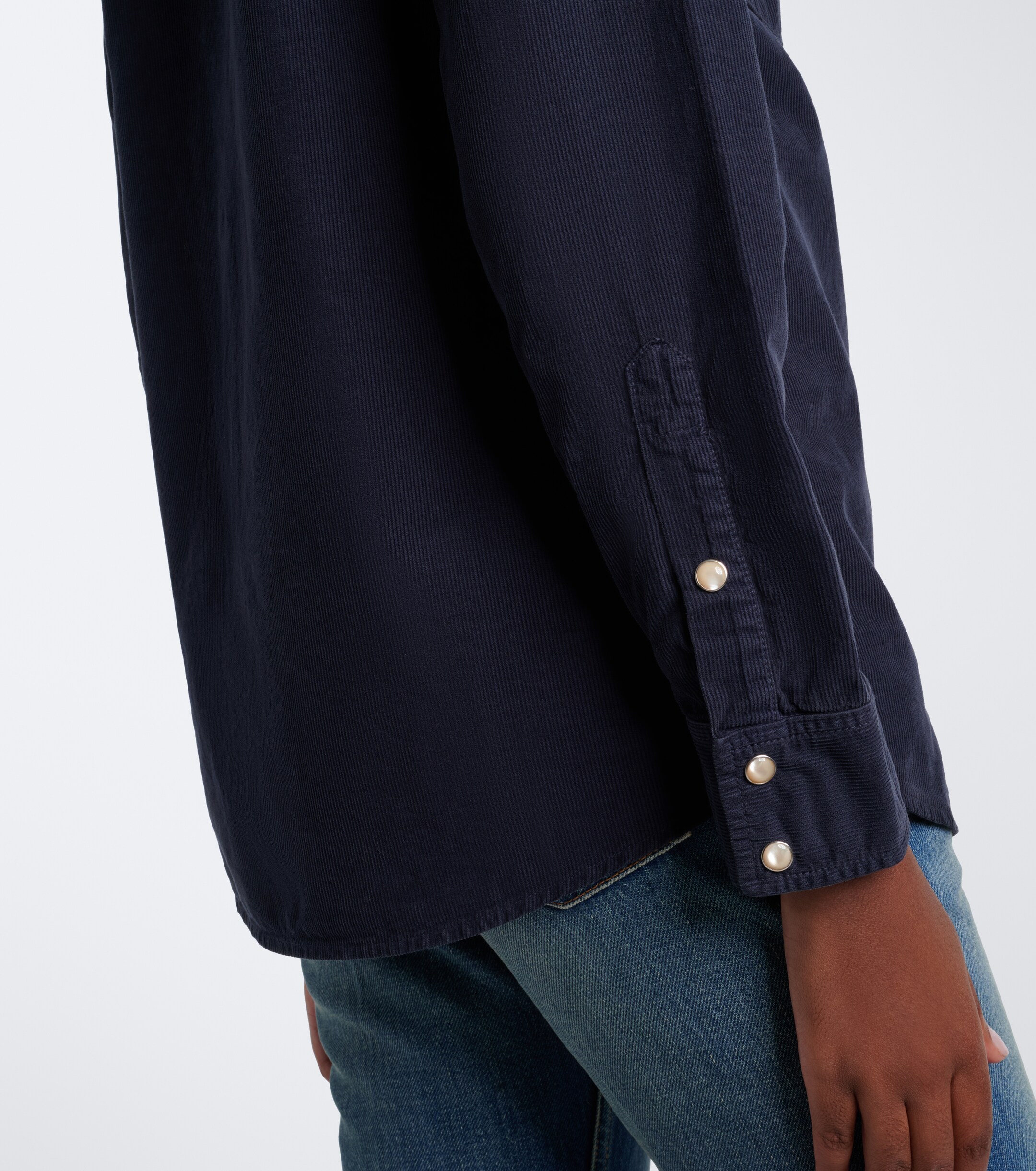 Nili Lotan Nili Lotan Travis cotton corduroy shirt