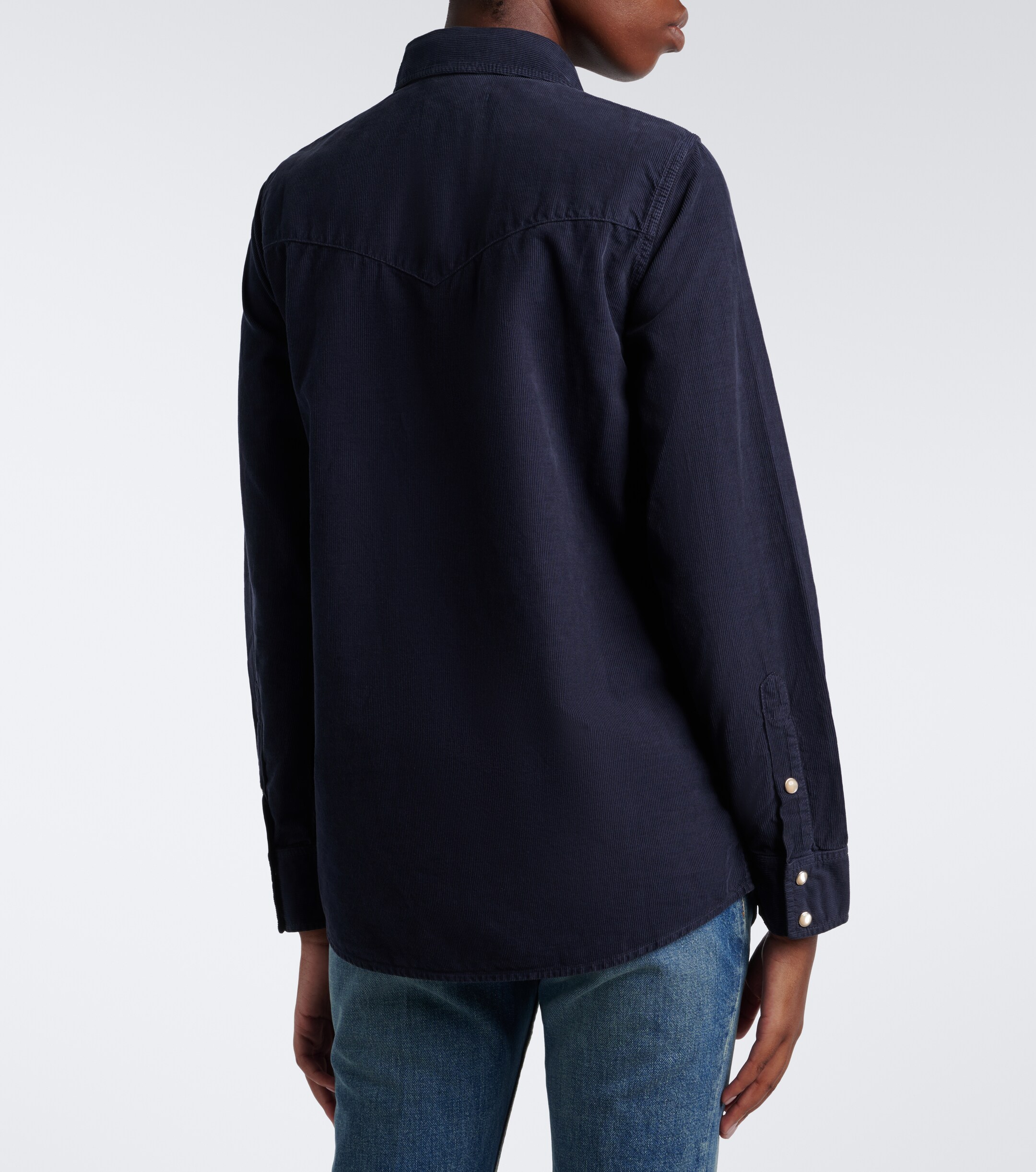 Nili Lotan Nili Lotan Travis cotton corduroy shirt