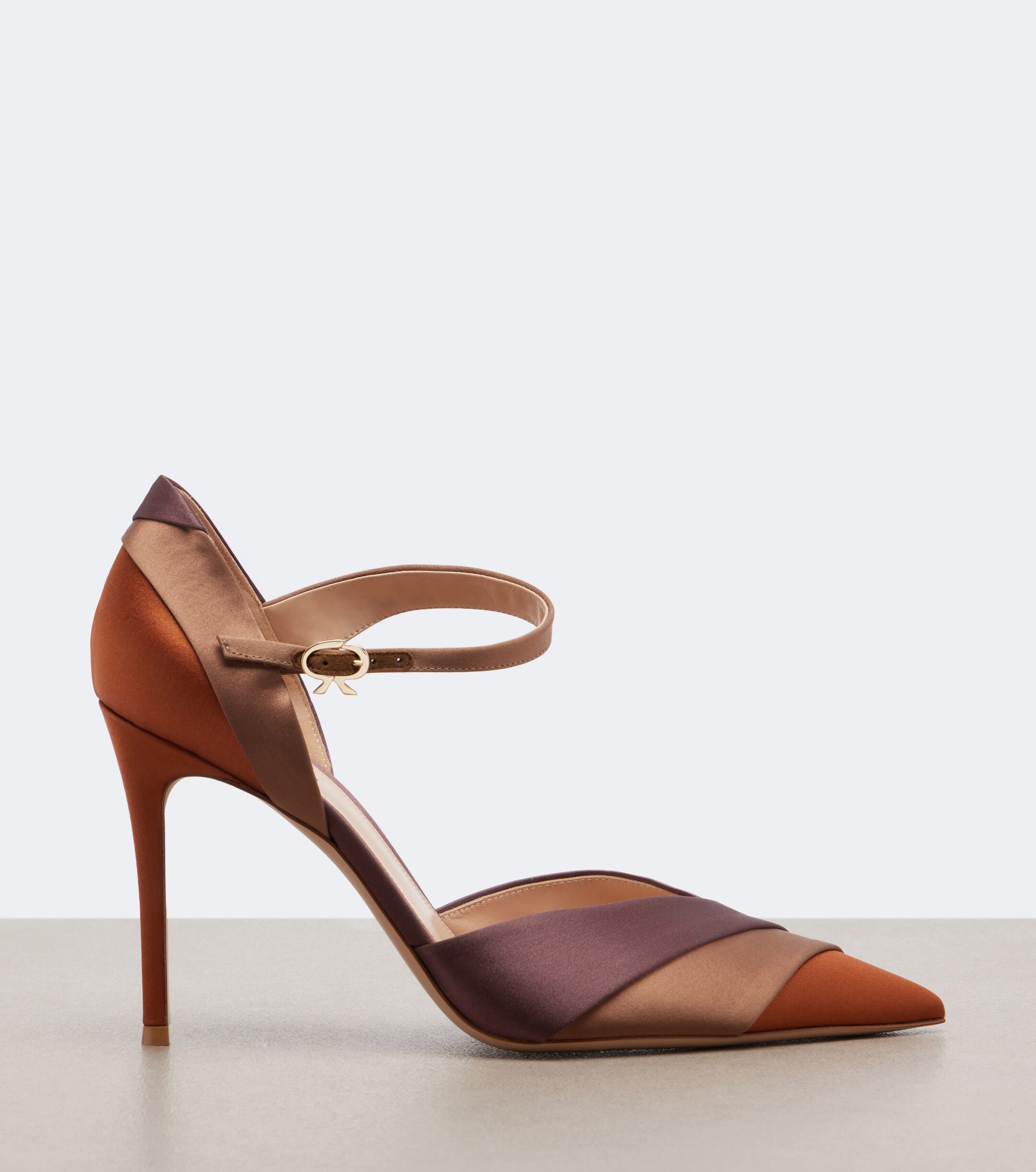 GIANVITO ROSSI Gianvito Rossi Sofia D'Orsay satin pumps