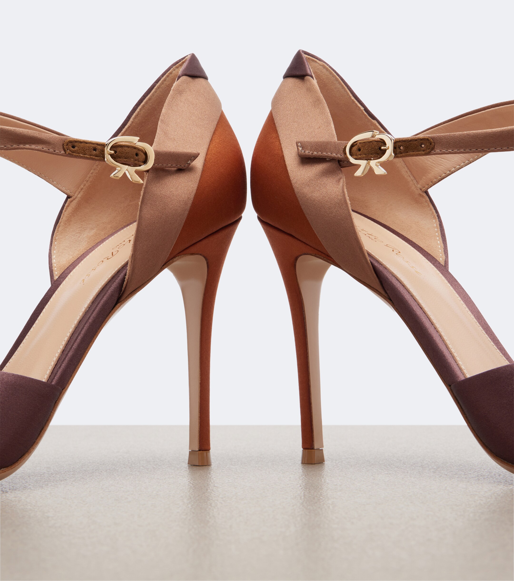 GIANVITO ROSSI Gianvito Rossi Sofia D'Orsay satin pumps