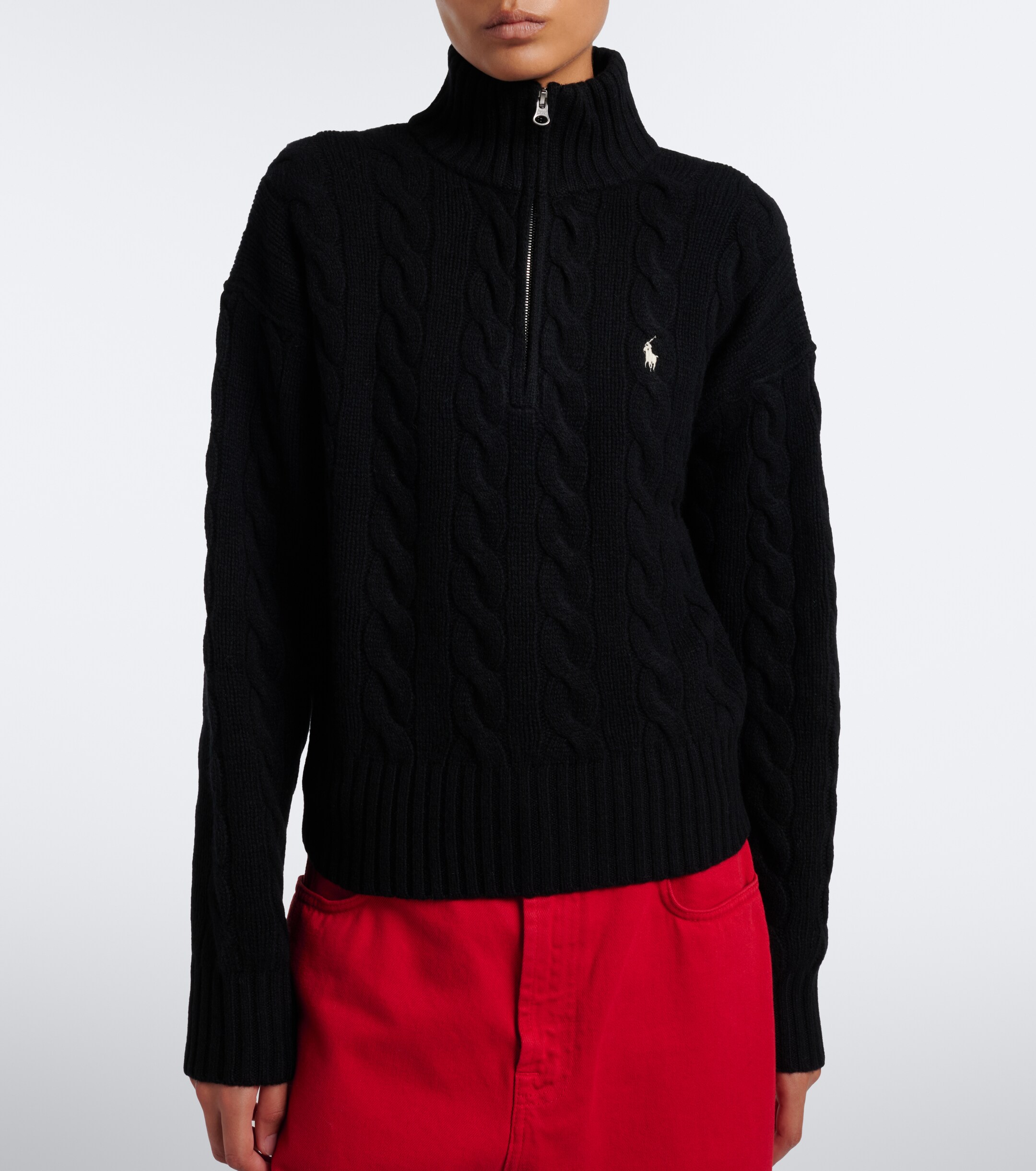Polo Ralph Lauren Polo Ralph Lauren Cable-knit wool and cashmere sweater