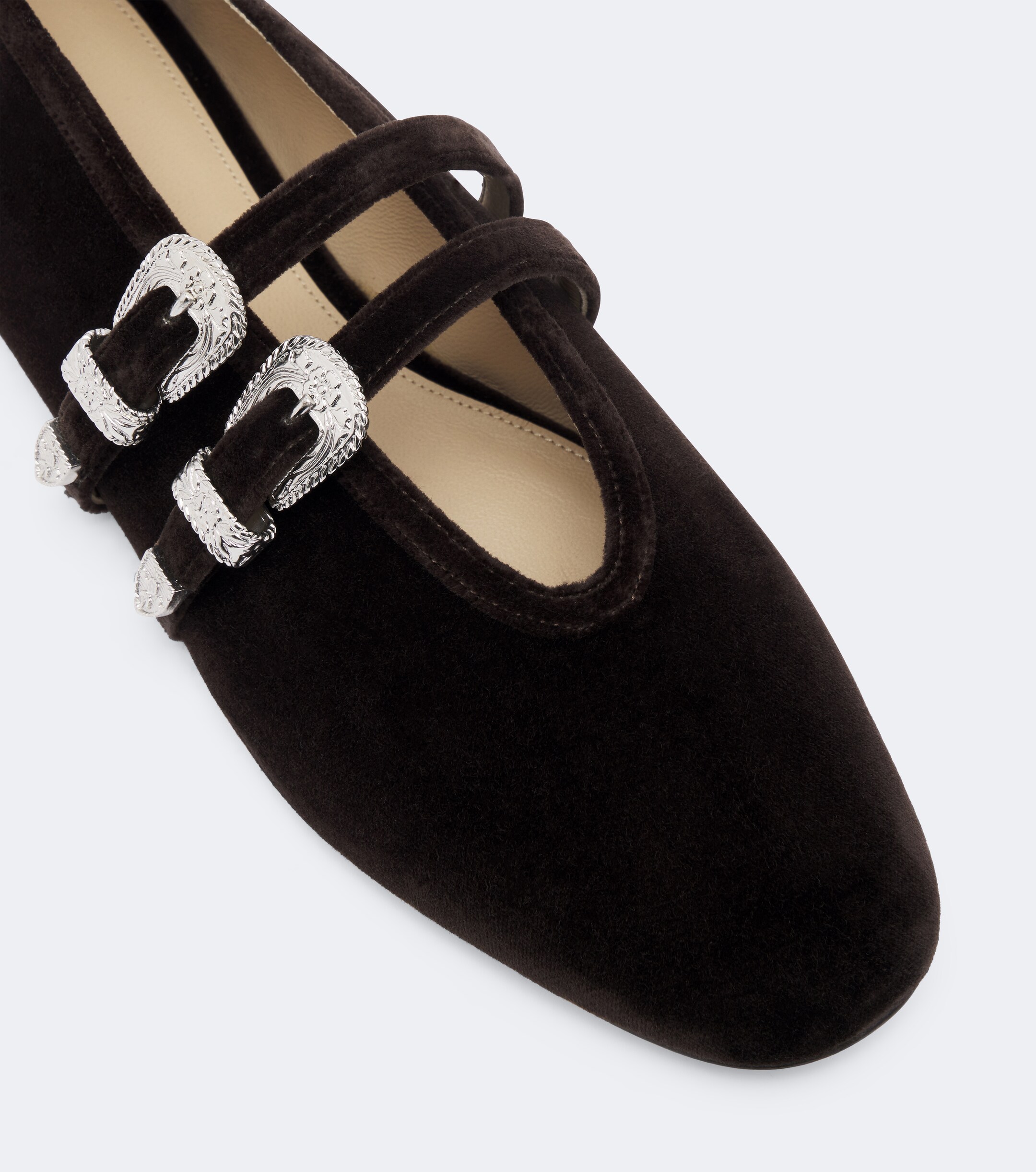 LE MONDE BERYL Le Monde Béryl Claudia velvet Mary Jane flats