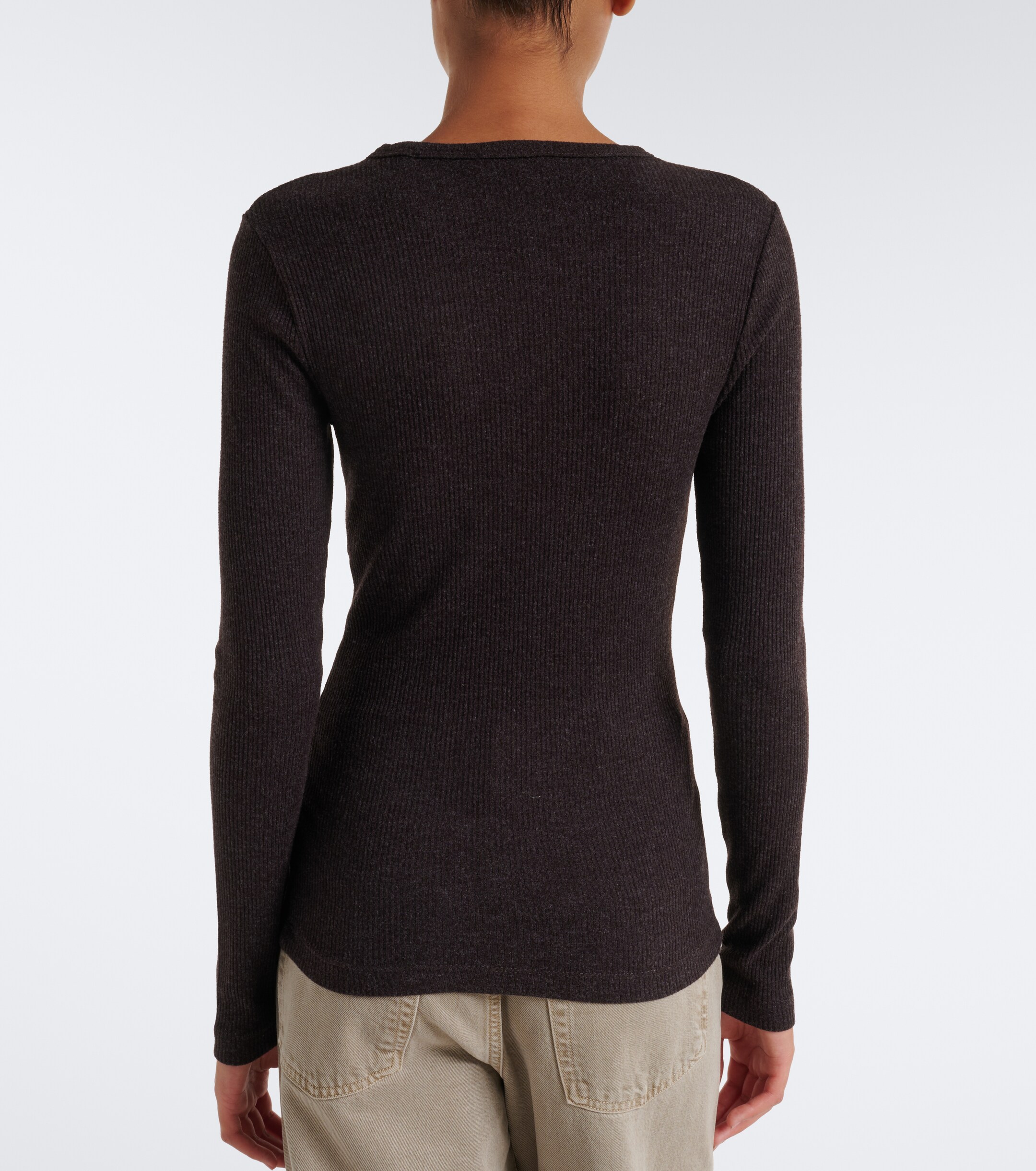Agolde Agolde Delphi ribbed-knit top