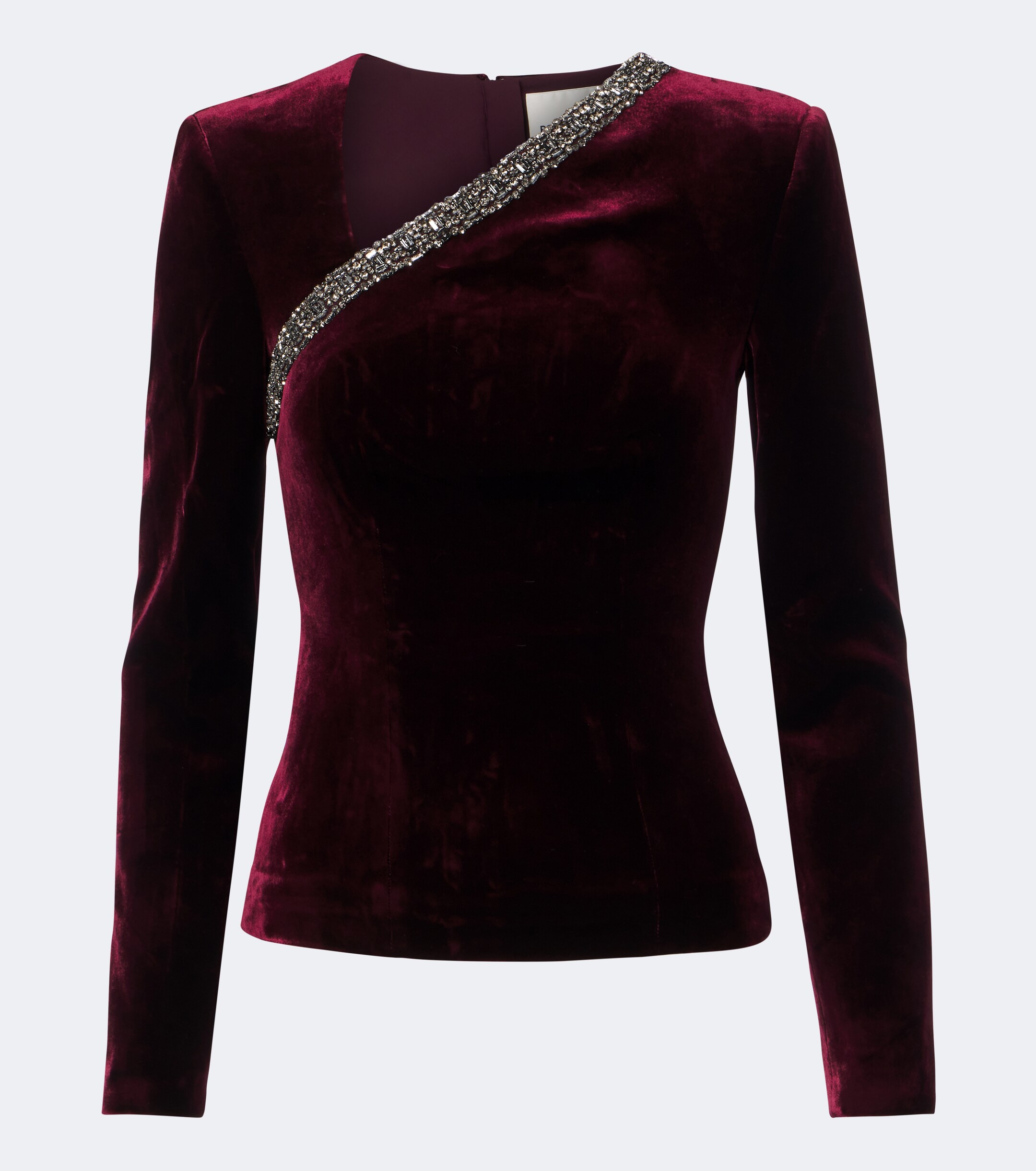 Roland Mouret Roland Mouret Embellished velvet top