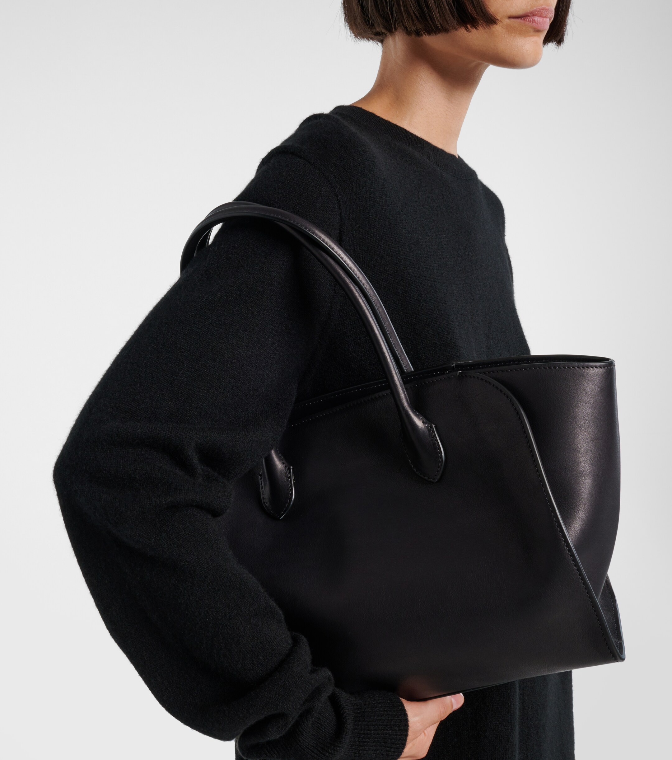 The Row The Row Marlo 12 leather tote bag