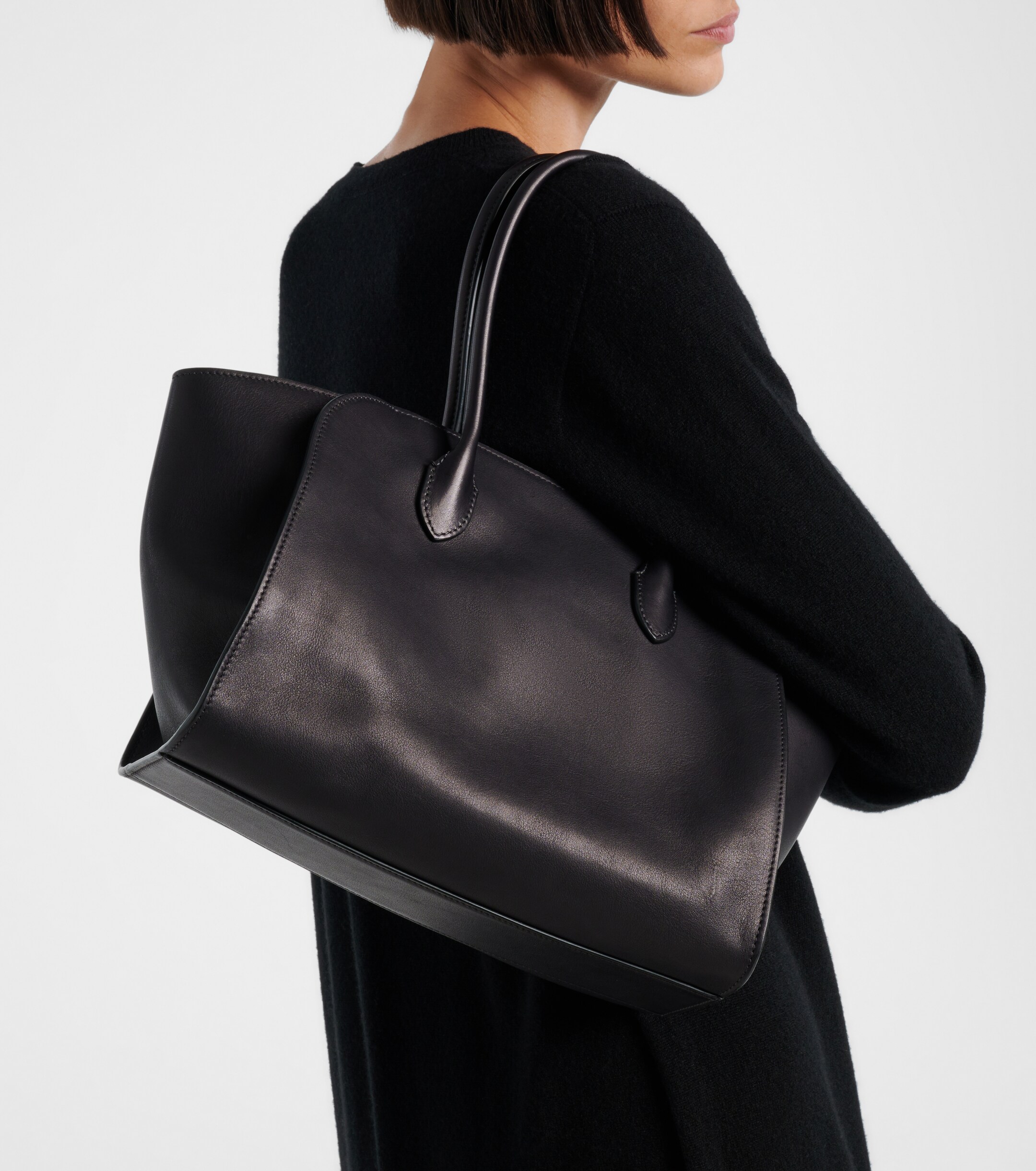 The Row The Row Marlo 12 leather tote bag