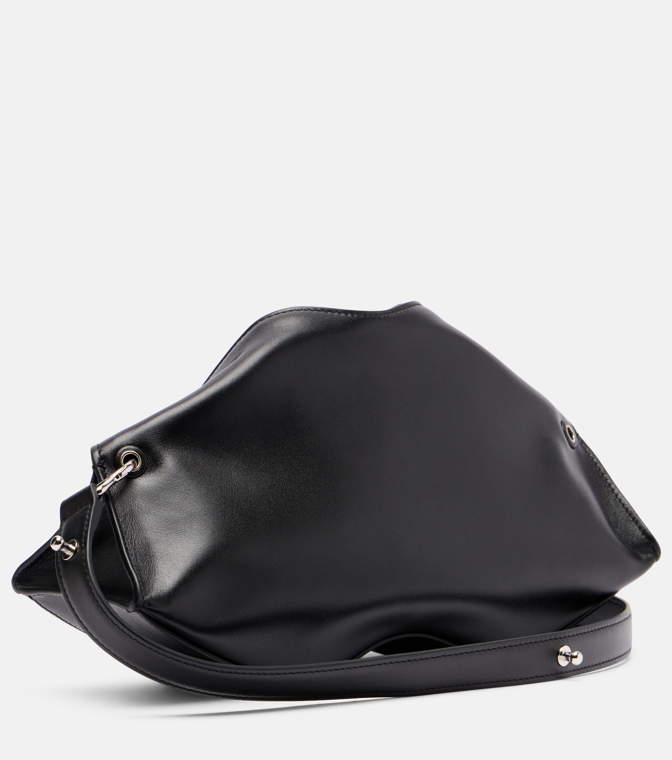 McQueen Manta Small leather clutch