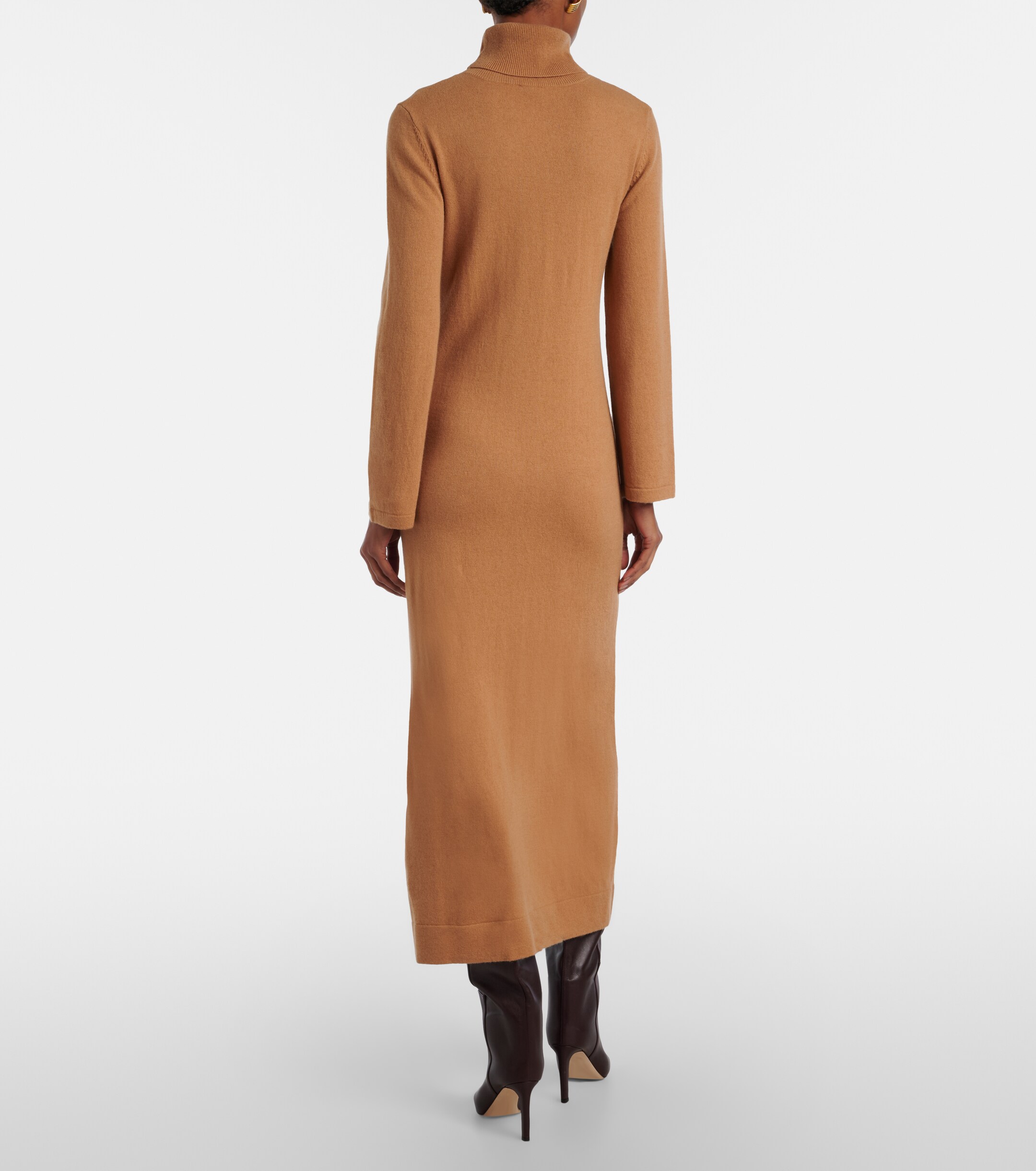RIXO Elliette wool and cashmere midi dress