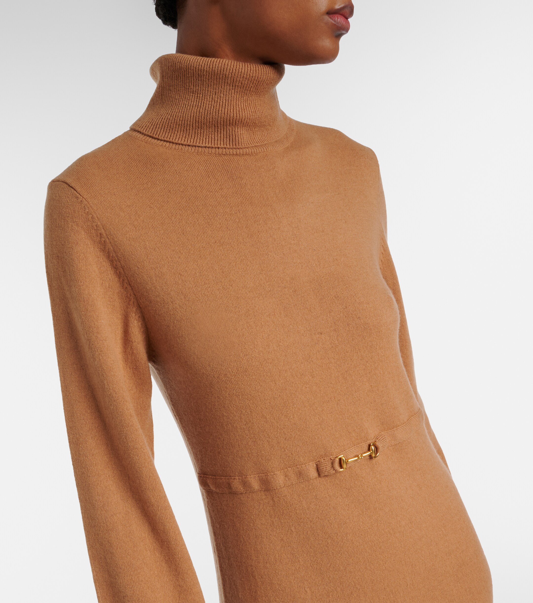 RIXO Elliette wool and cashmere midi dress