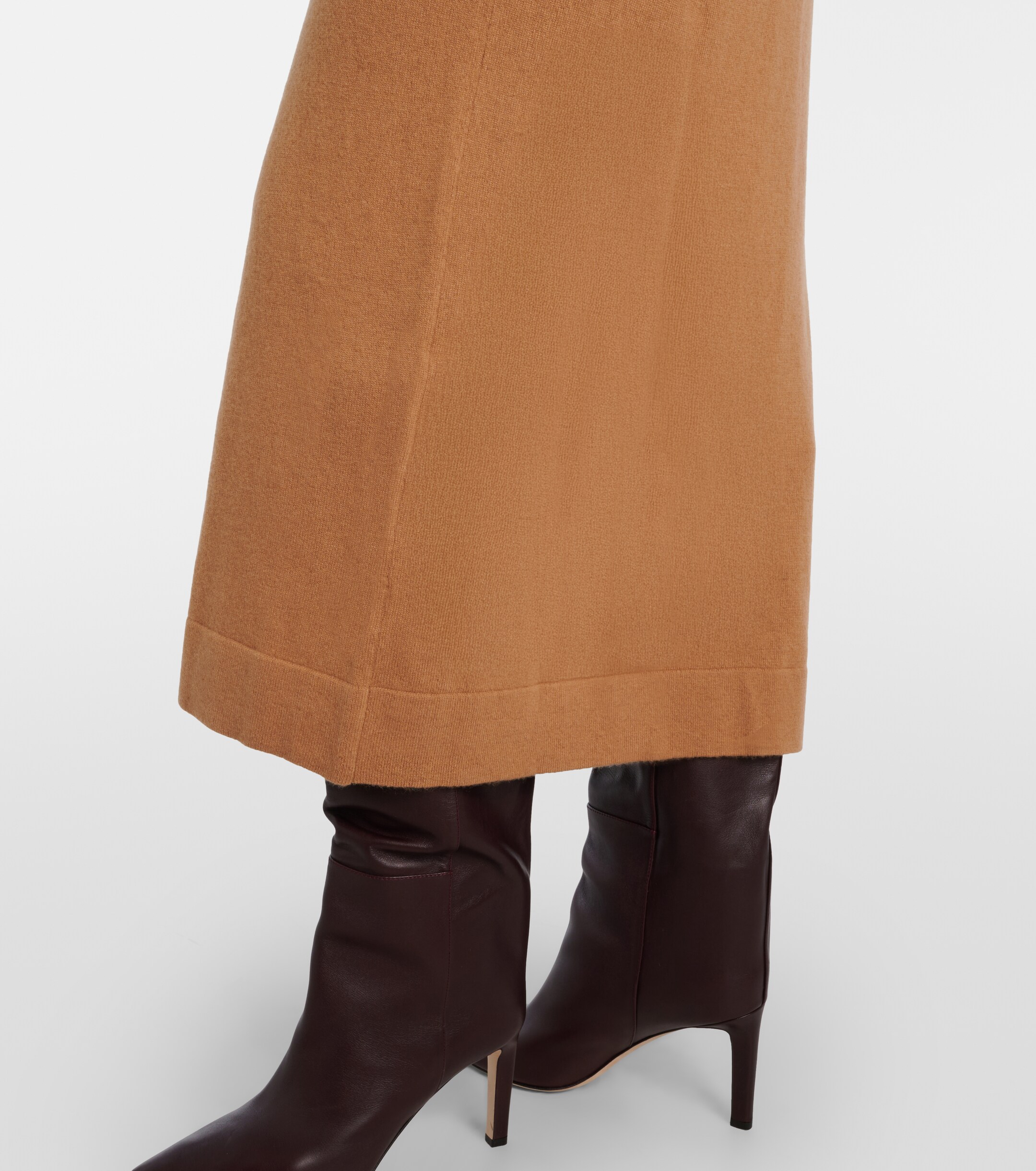 RIXO Elliette wool and cashmere midi dress