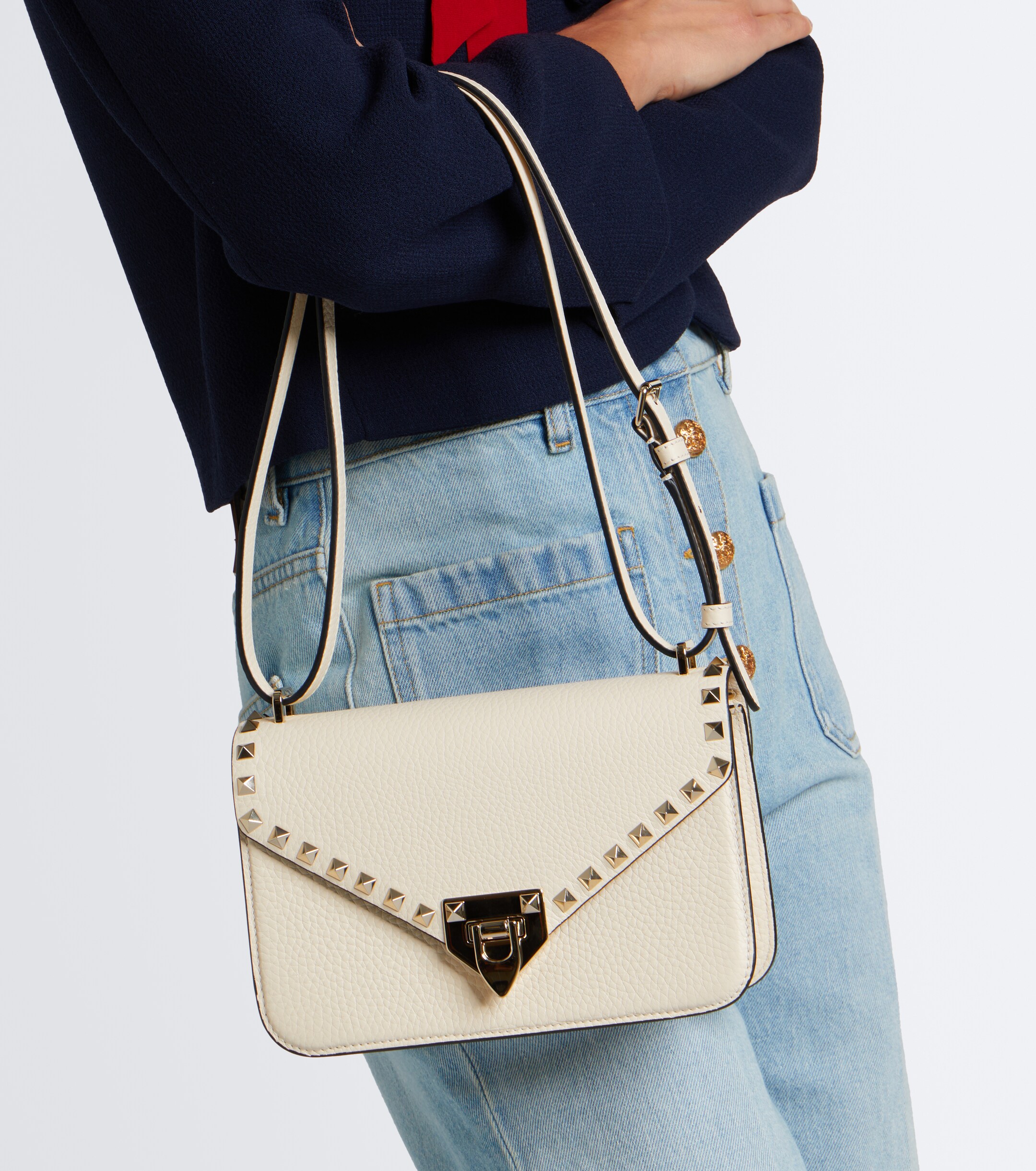 Valentino Garavani Rockstud Small leather shoulder bag thumbnail