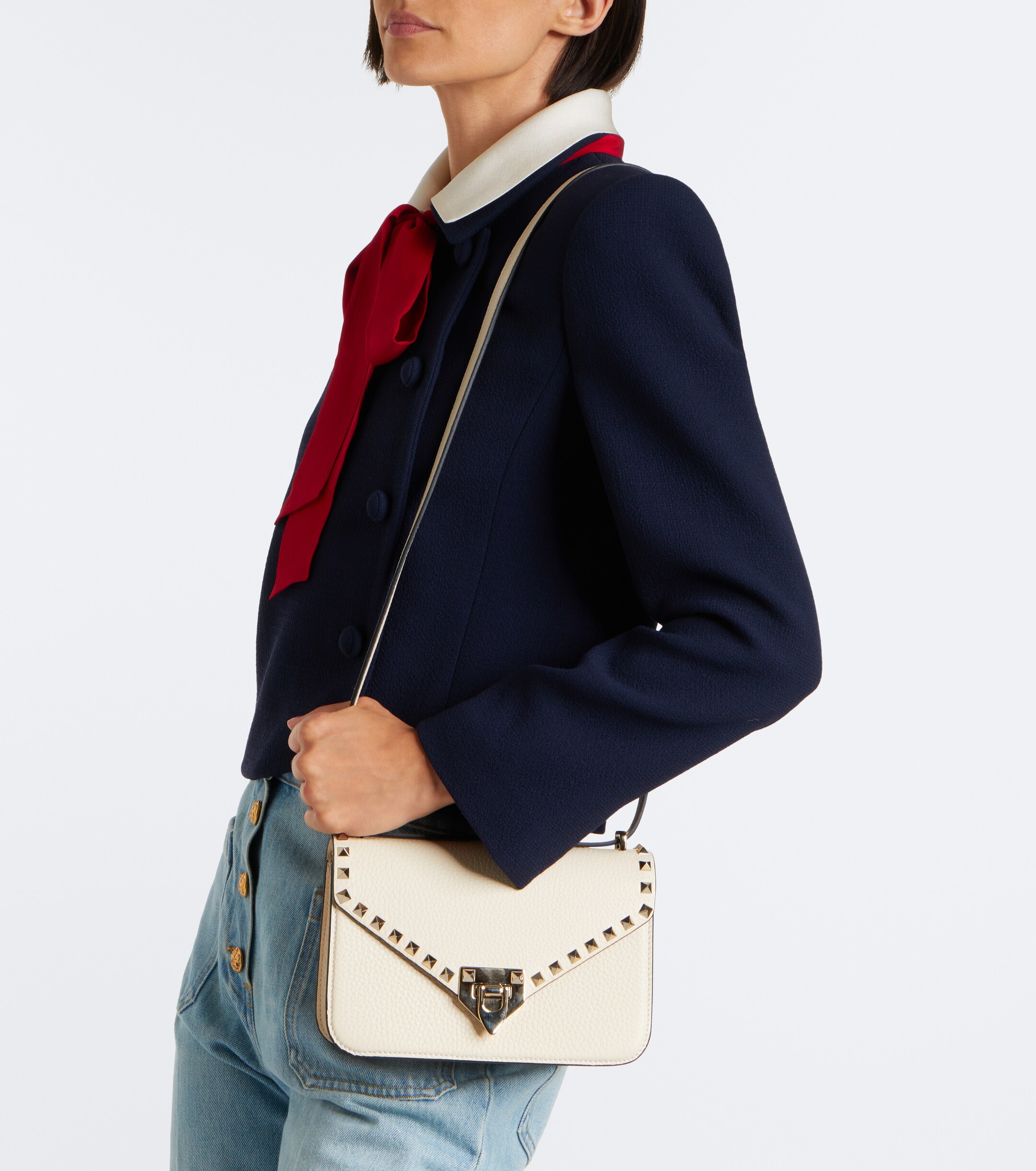 Valentino Garavani Rockstud Small leather shoulder bag thumbnail