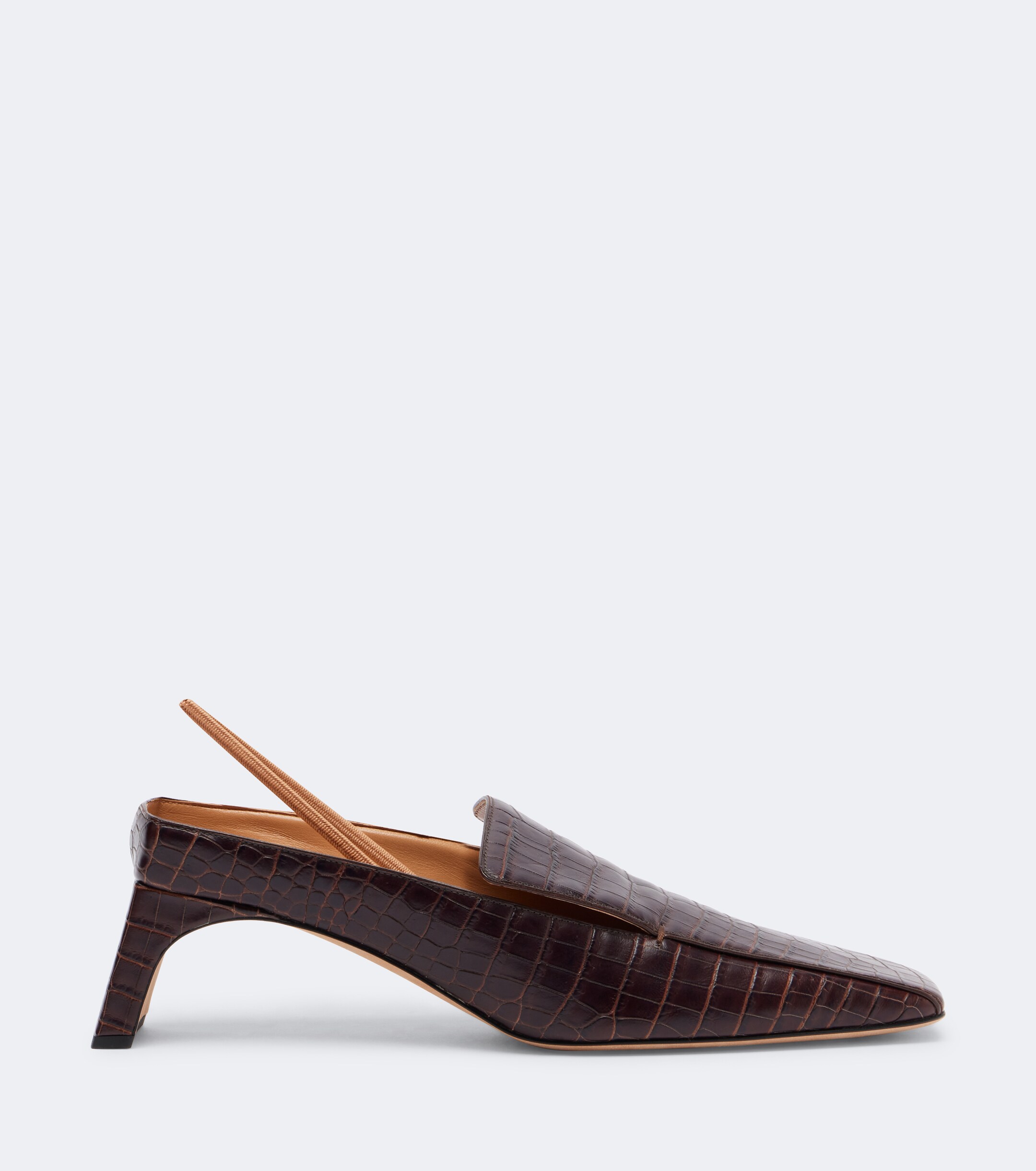 Calvin Klein Collection Calvin Klein Collection Tilda croc-effect leather slingback pumps