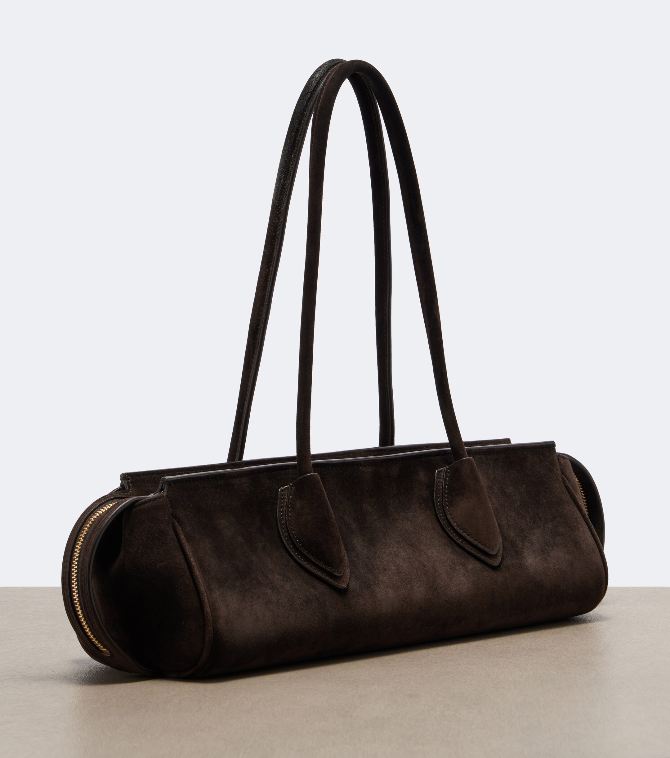 KHAITE Khaite Donna Medium suede shoulder bag